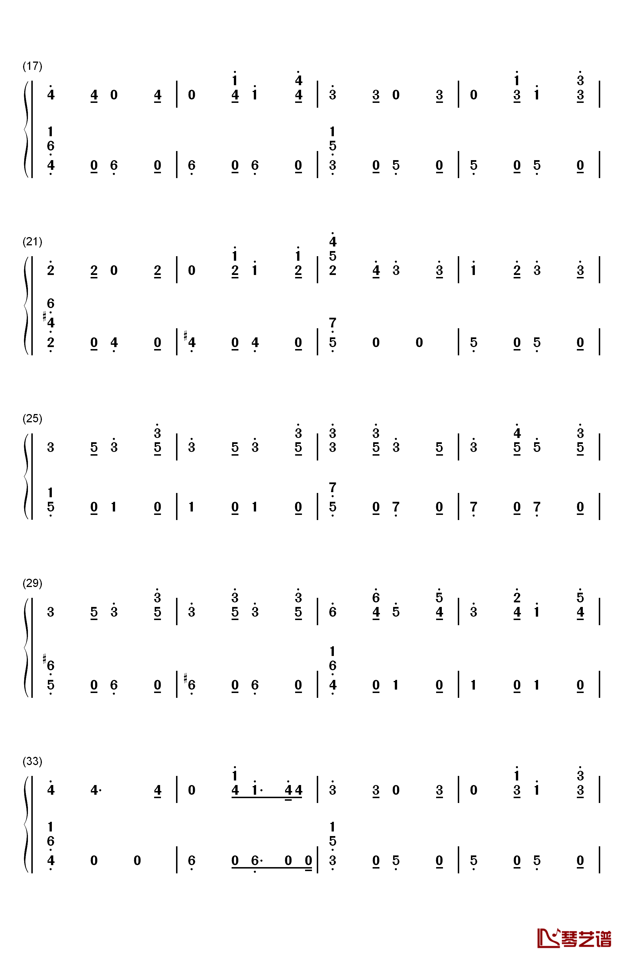 Candy Cane Lane钢琴简谱-数字双手-Sia2