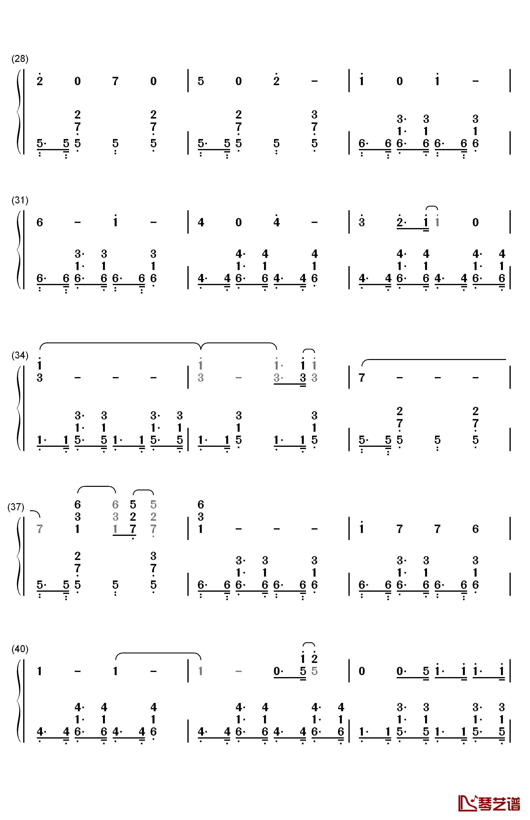 I'm Yours钢琴简谱-数字双手-Jason Mraz3