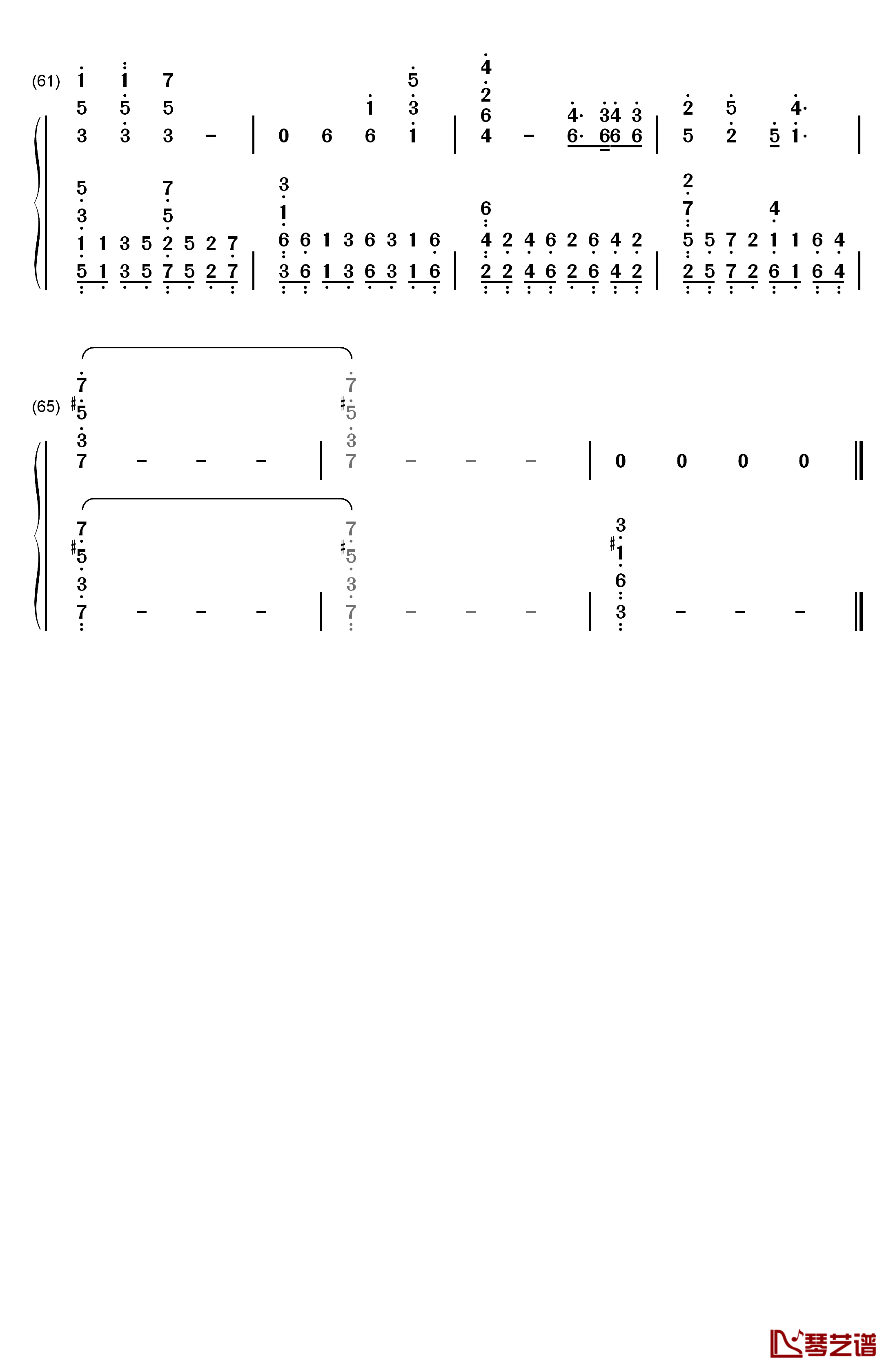 Color Of Your Life钢琴简谱-数字双手-Michal Szpak5