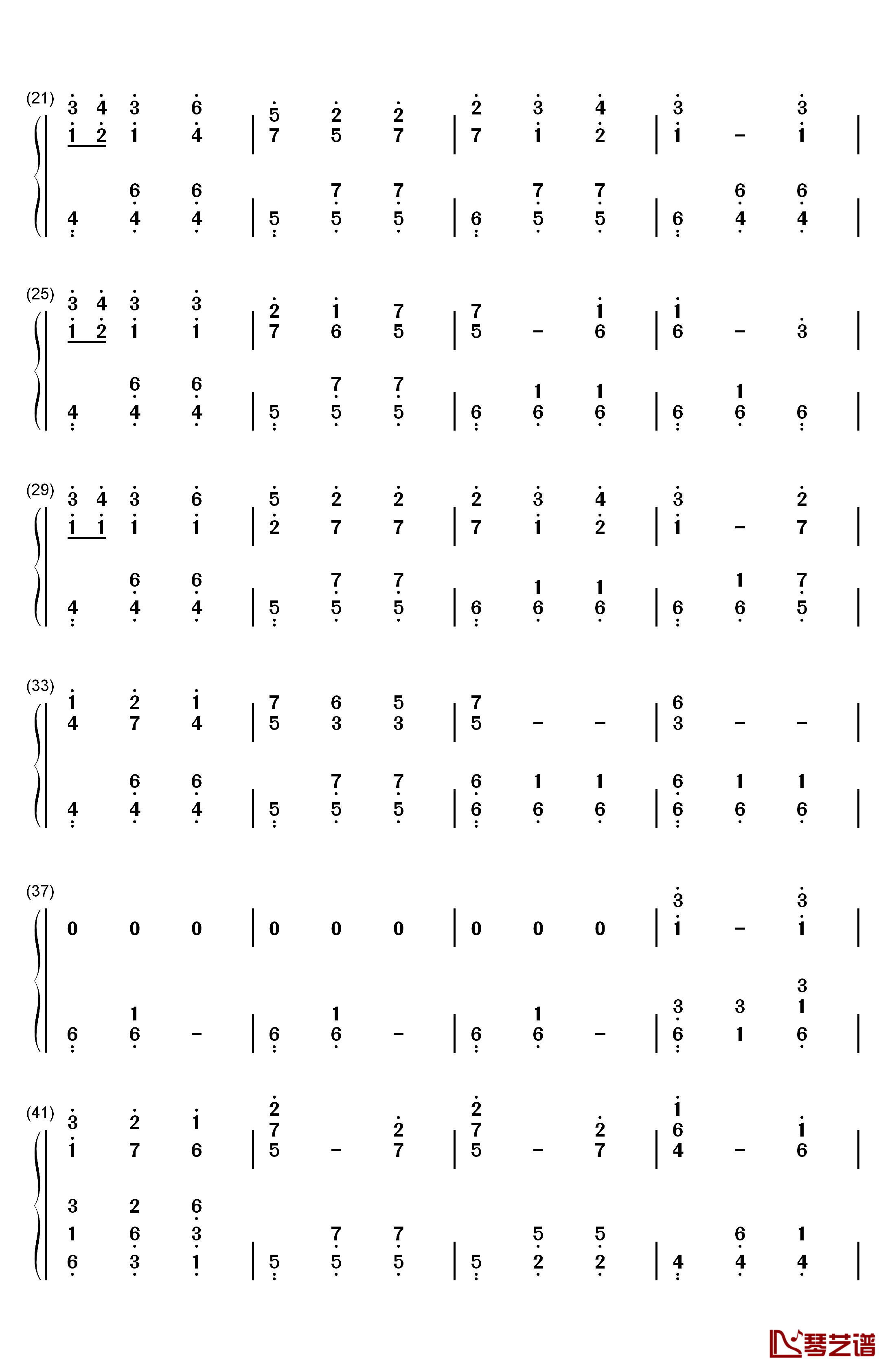 It's Only the Fairy Tale钢琴简谱-数字双手-宫村优子2