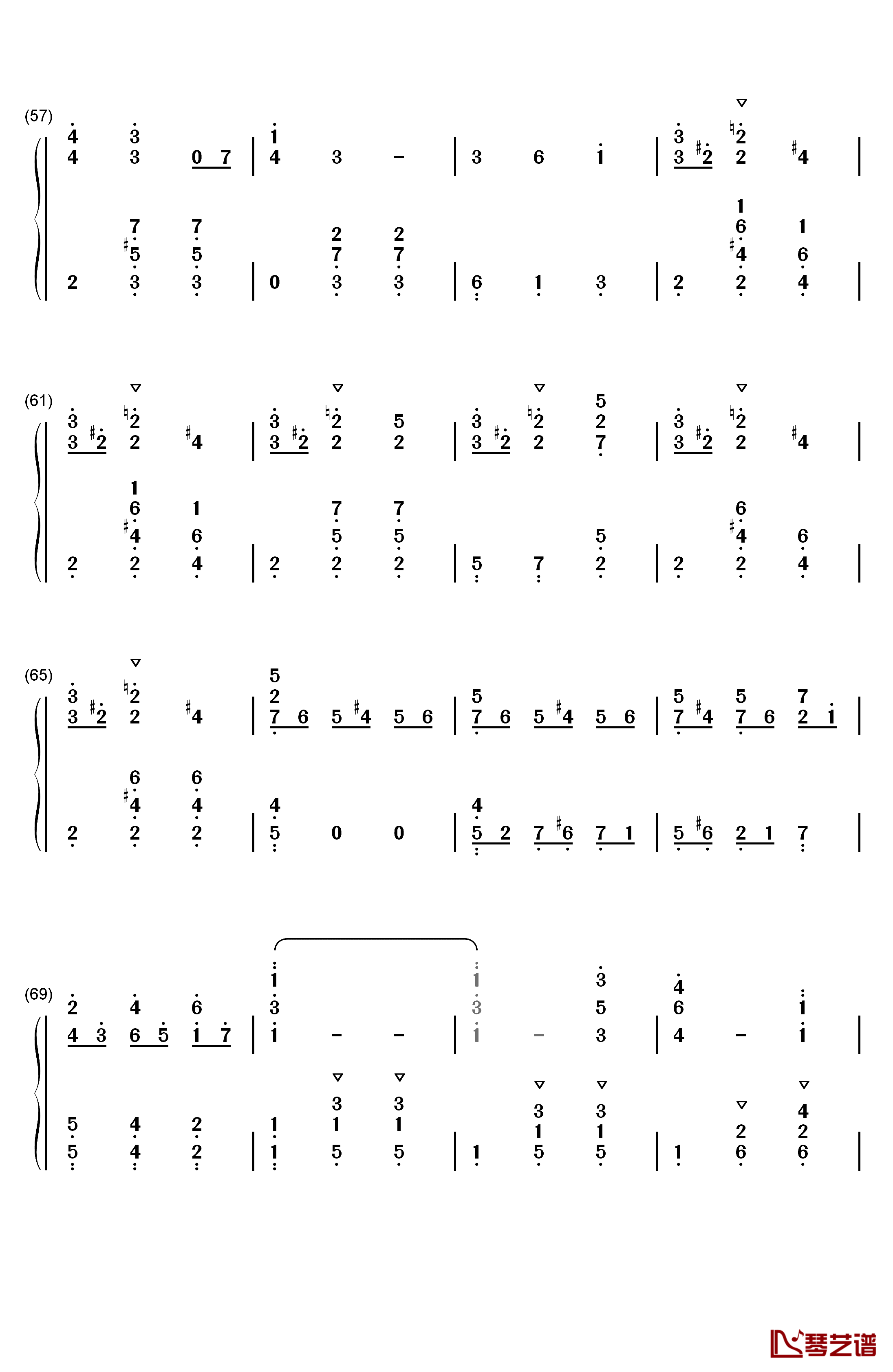 Potter Waltz钢琴简谱-数字双手-Patrick Doyle4