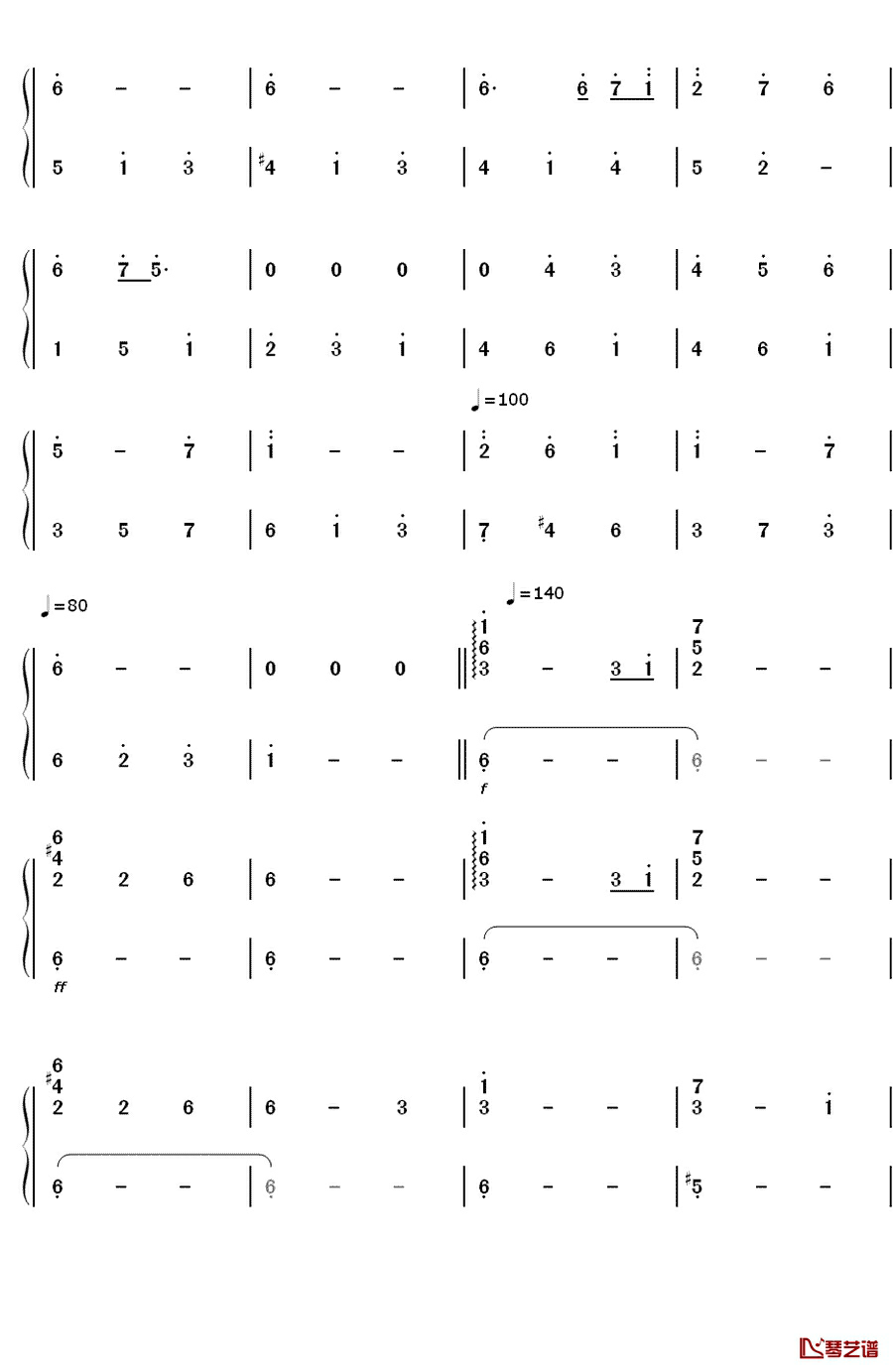 ゆめ みつけた钢琴简谱-数字双手-林原めぐみ 林原惠 　こおろぎさとみ　兴梠里美2