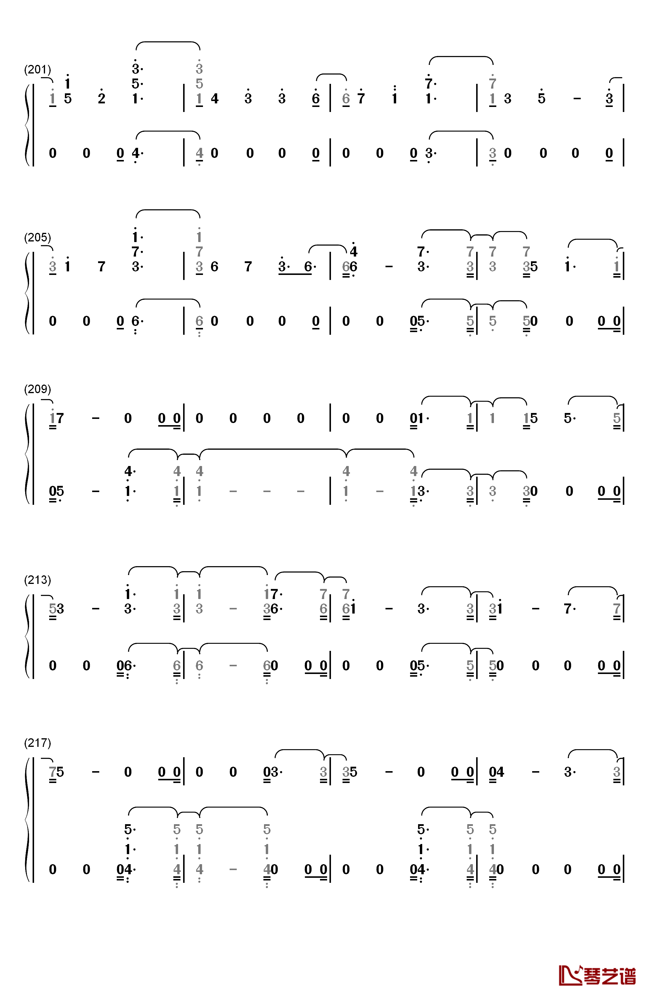 Crystal Snow钢琴简谱-数字双手-防弹少年团11