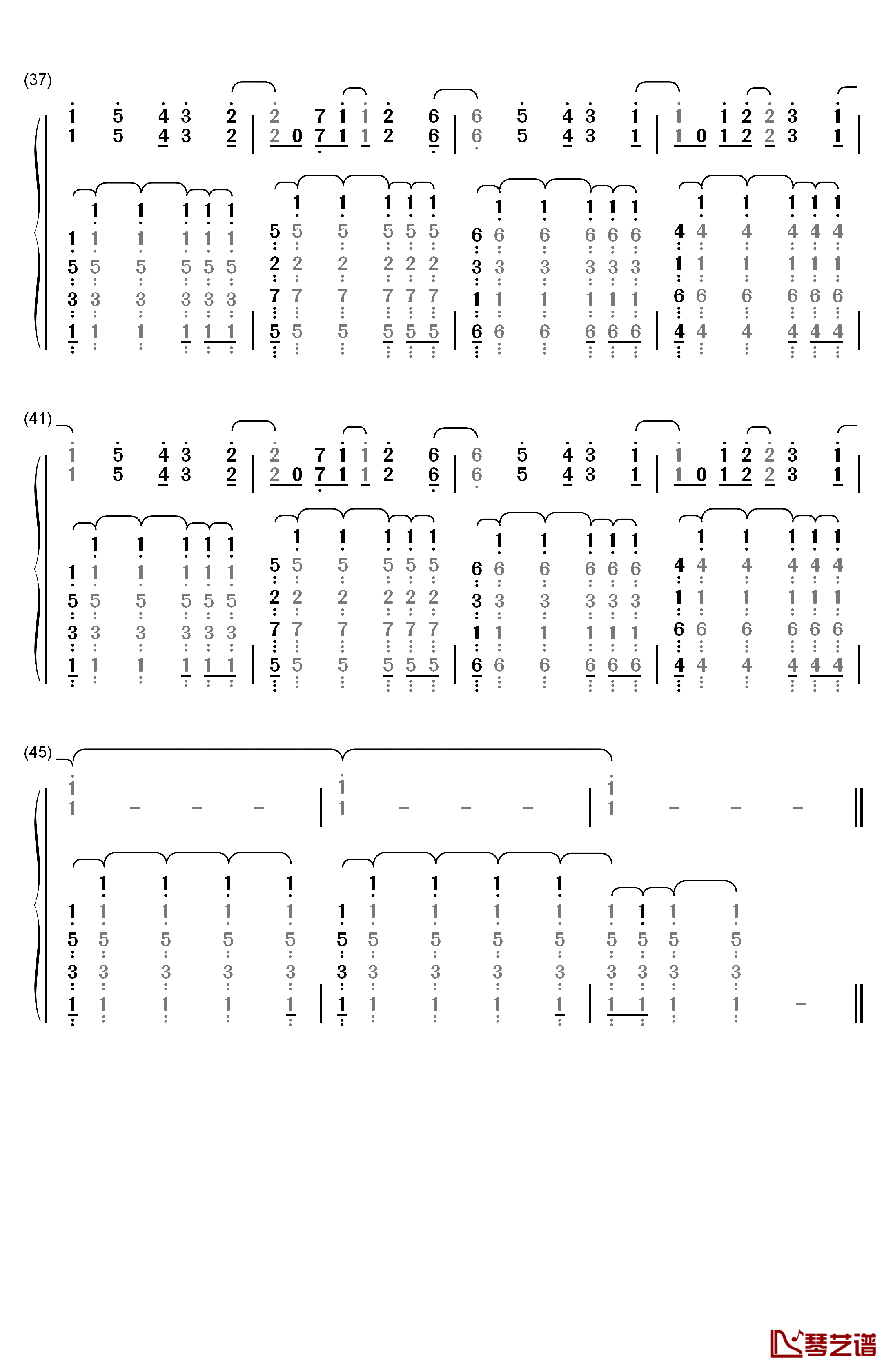 A World Without Danger钢琴简谱-数字双手-Julien Lamassonne (Noam Kaniel)3