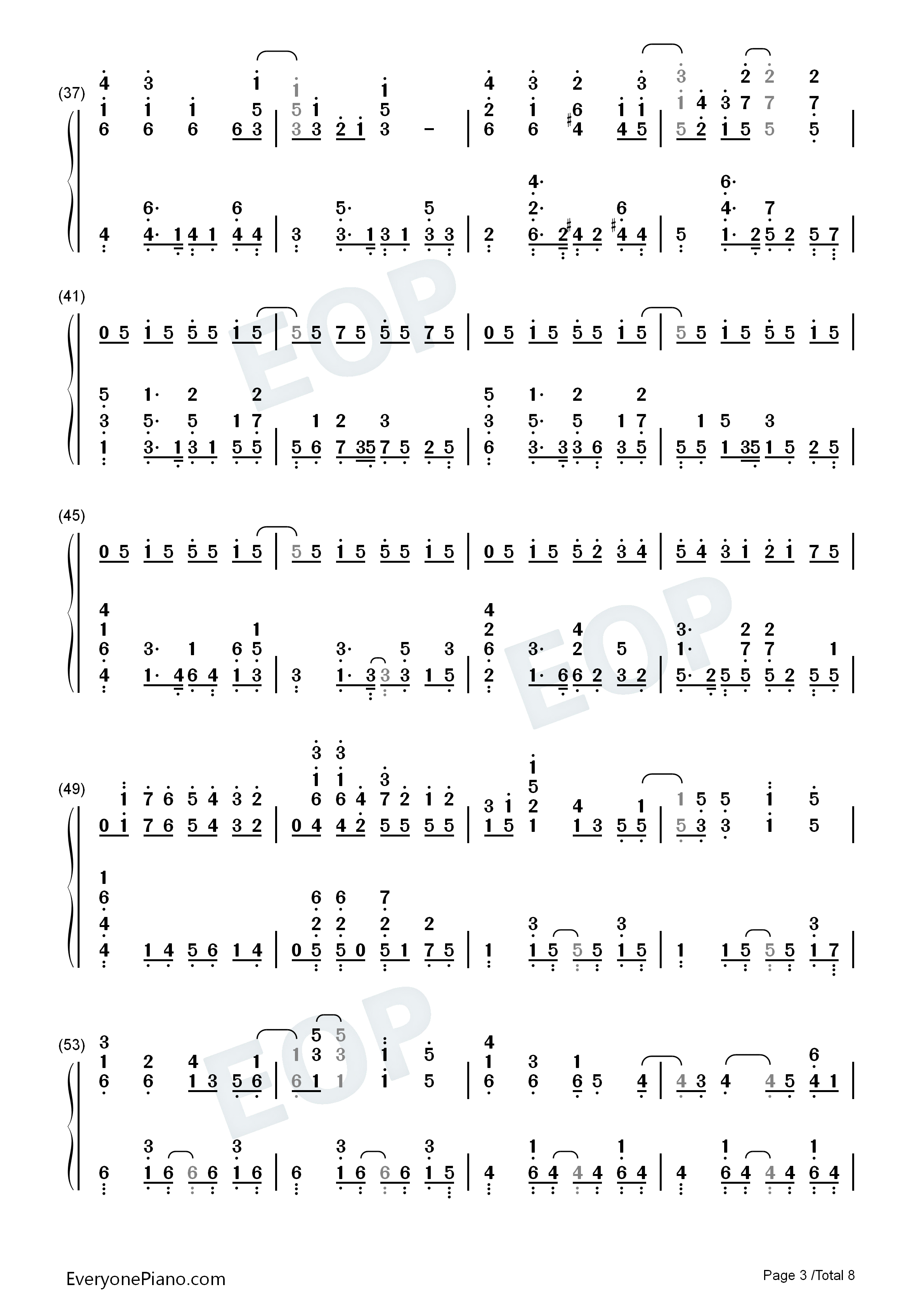 ユメイロコンパス钢琴简谱-Fourfolium演唱3