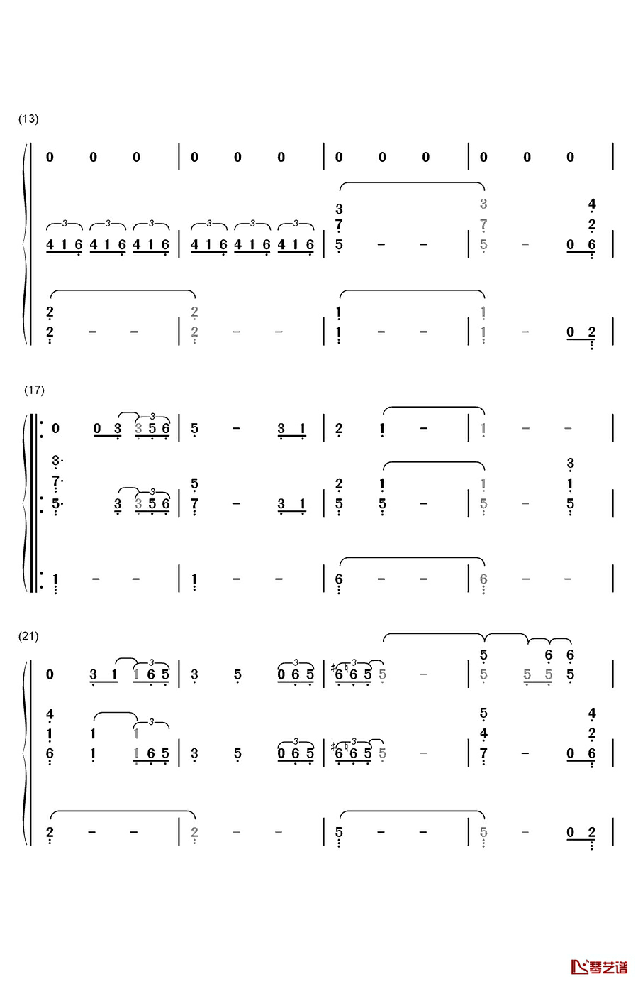 If I Ain’t Got You钢琴简谱-数字双手-Alicia Keys2