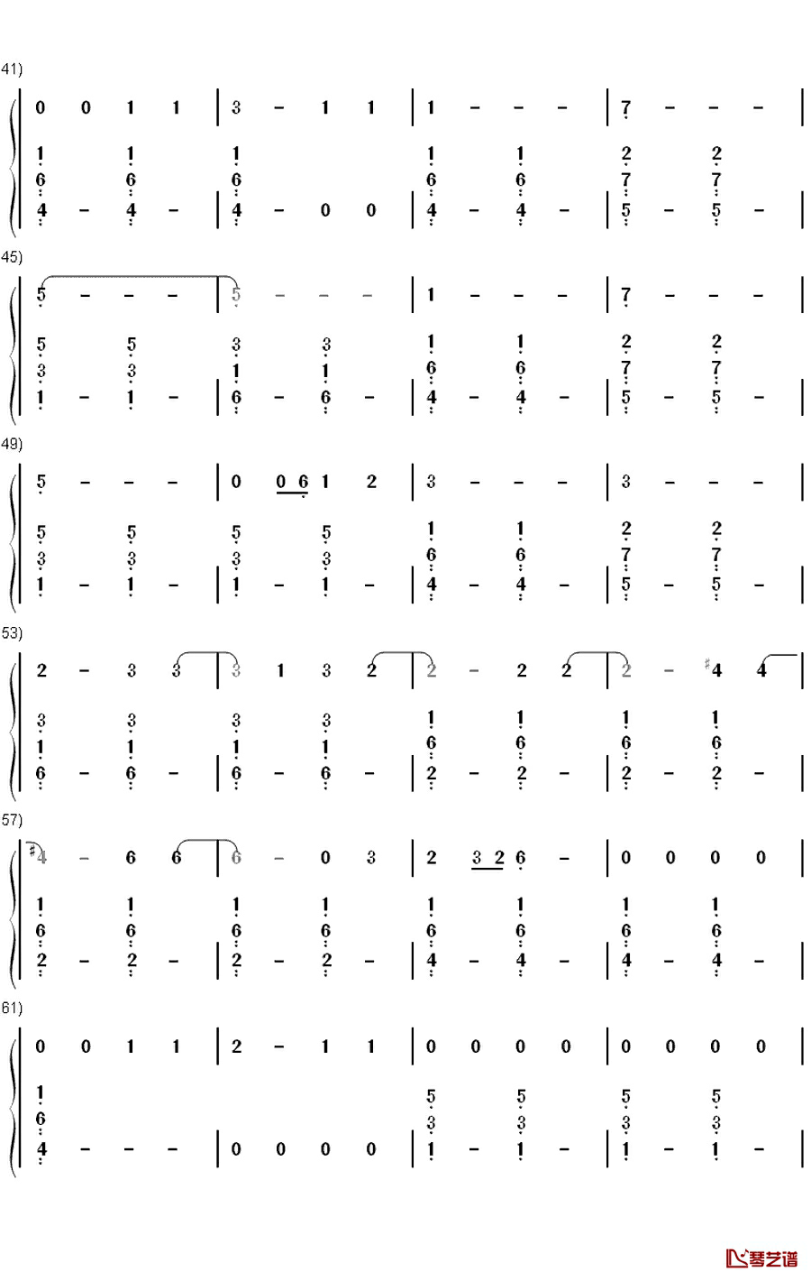 Irresistible钢琴简谱-数字双手-One Direction7