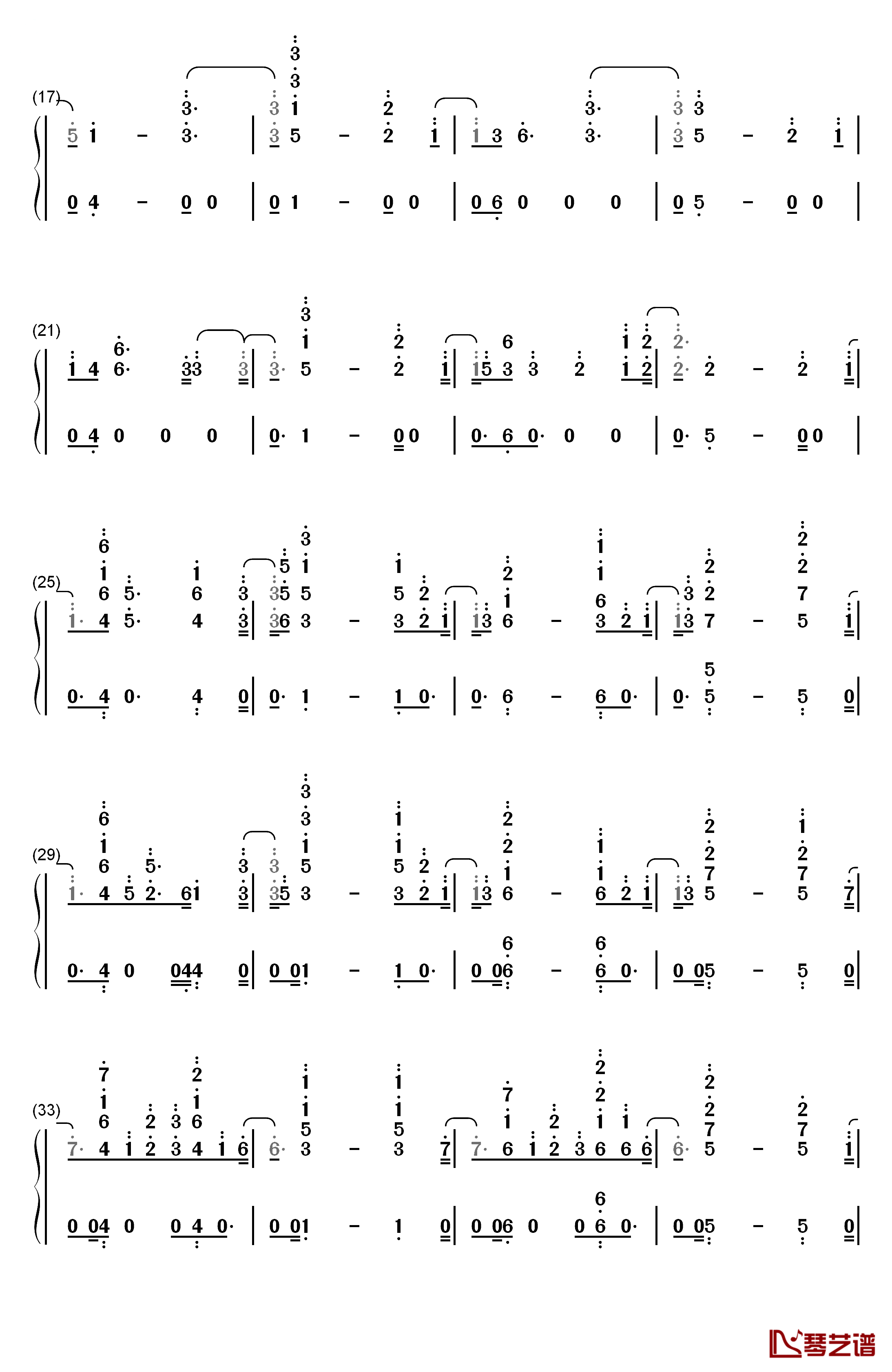 I Know You钢琴简谱-数字双手-Craig David Bastille2