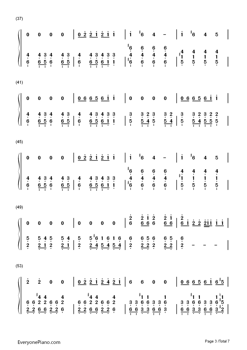 Na Na Na (Na Na Na Na Na Na Na Na Na)钢琴简谱-数字双手-My Chemical Romance3