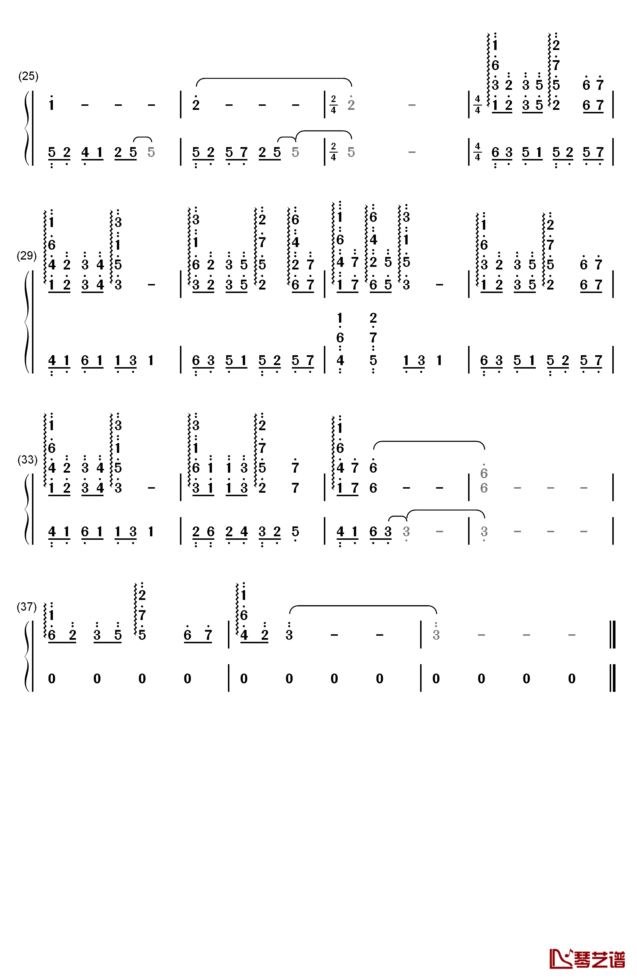 Old Memory钢琴简谱-数字双手-Sphere2