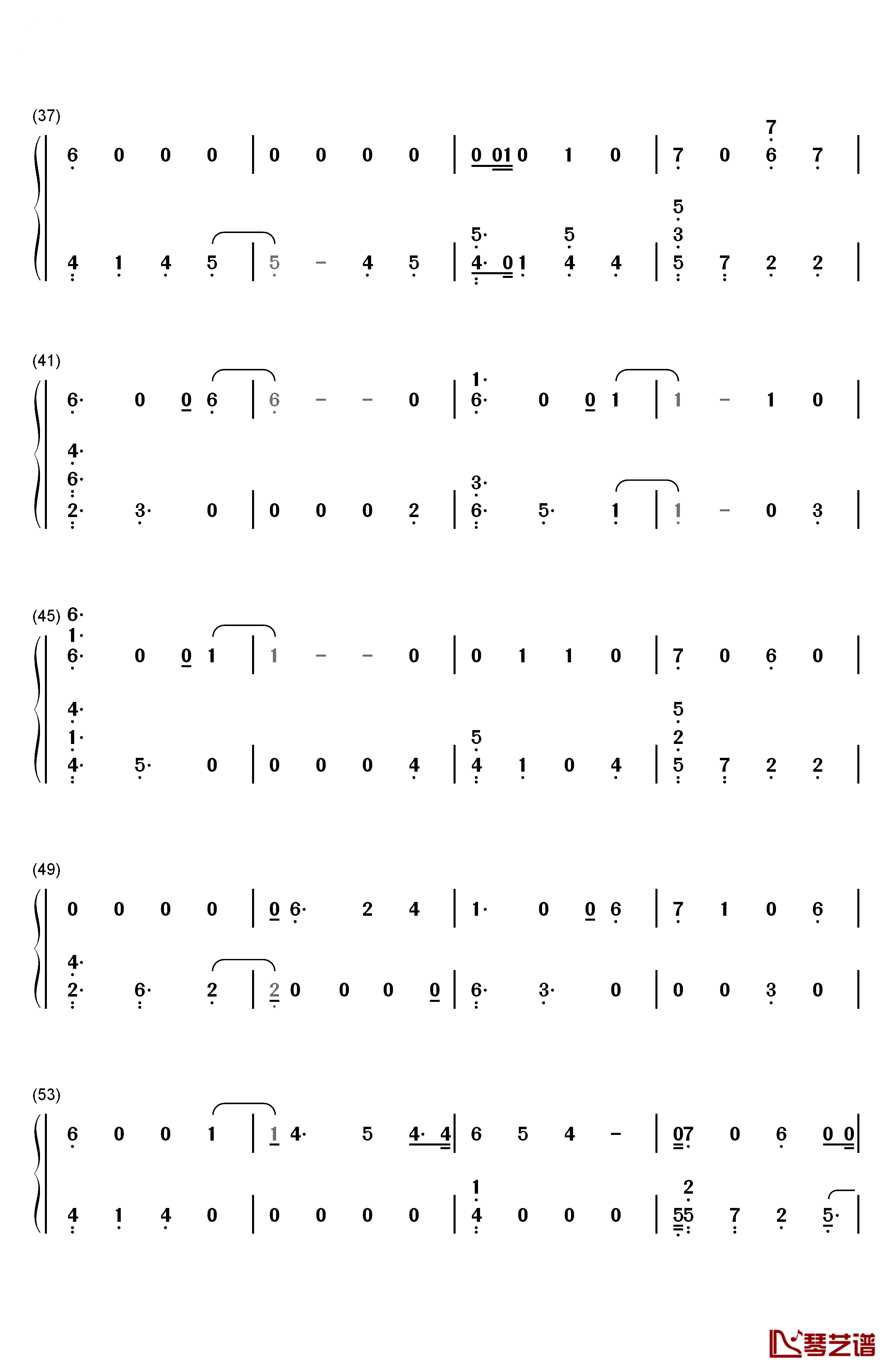 Dancing With Our Hands Tied钢琴简谱-数字双手-Taylor Swift3