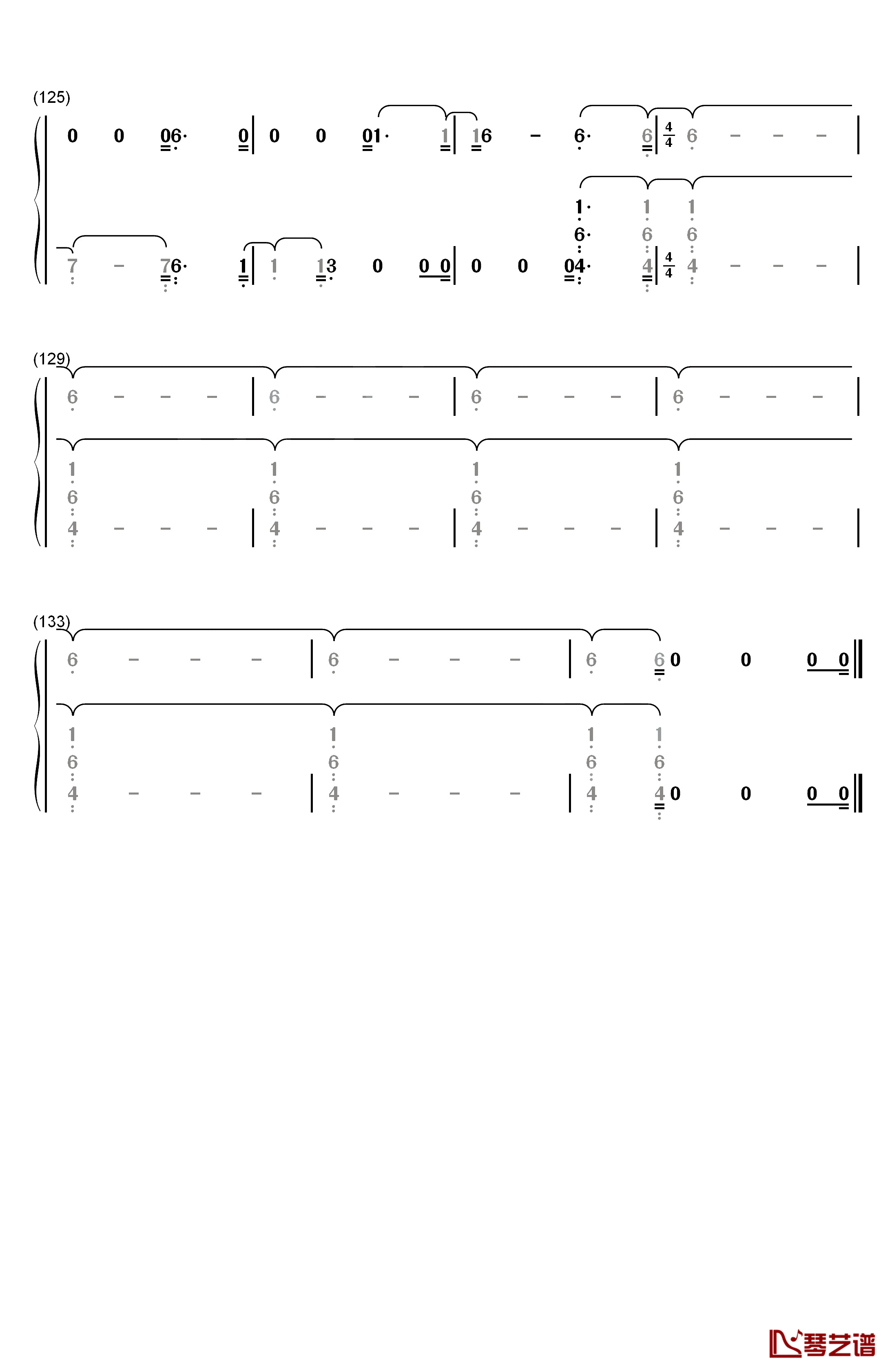 Entertainer钢琴简谱-数字双手-Zayn7