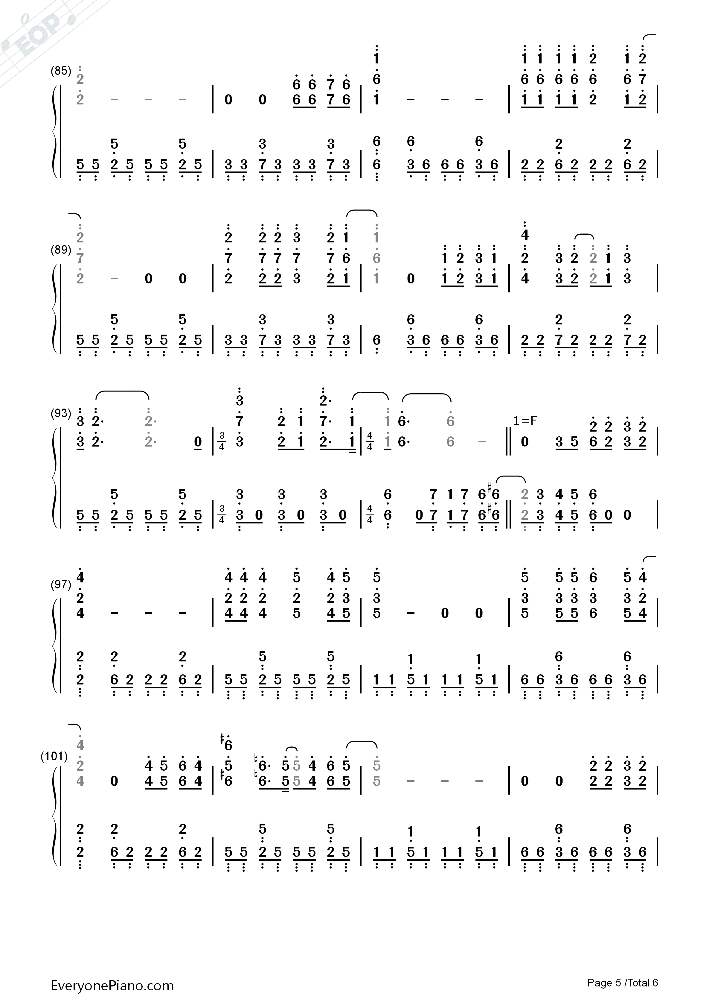 いけないボーダーライン钢琴简谱-Walküre演唱5