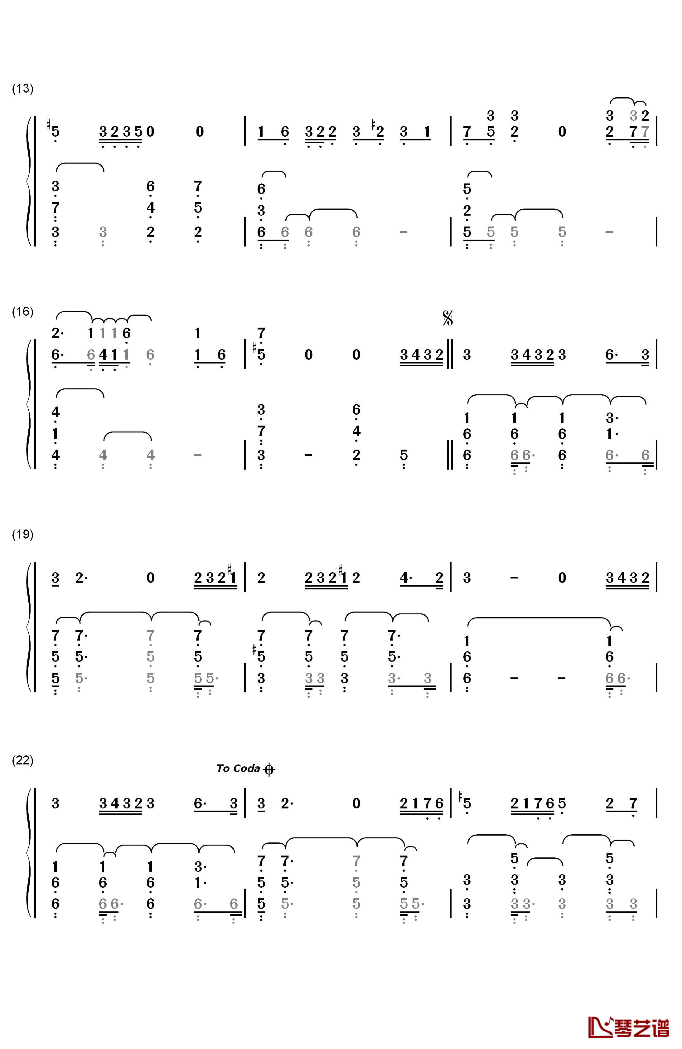 Salvatore钢琴简谱-数字双手-Lana Del Rey2