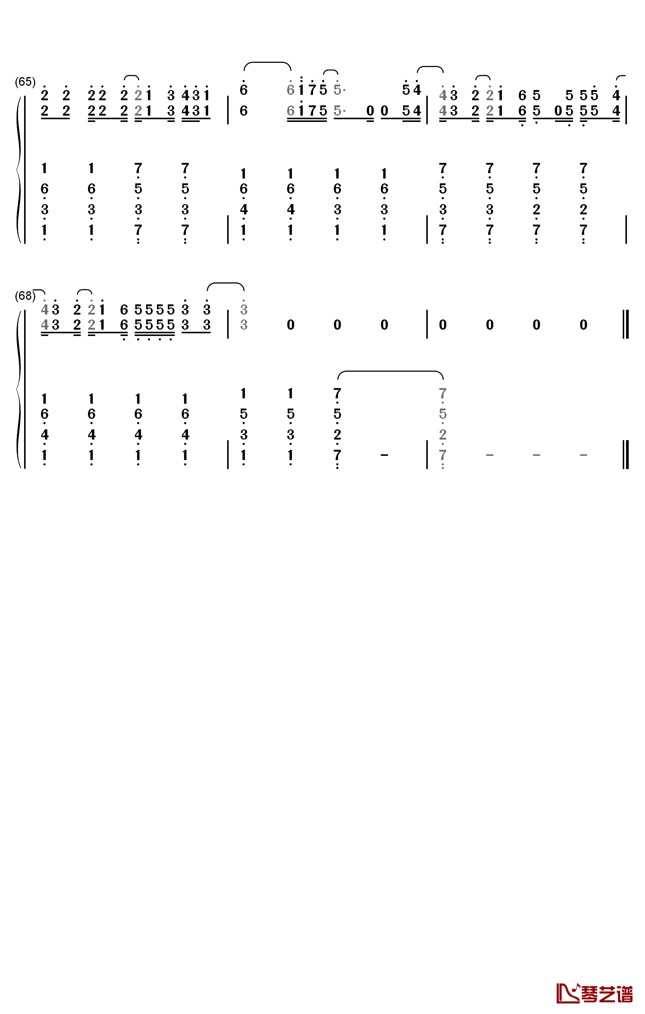 Graveyard钢琴简谱-数字双手-Halsey5