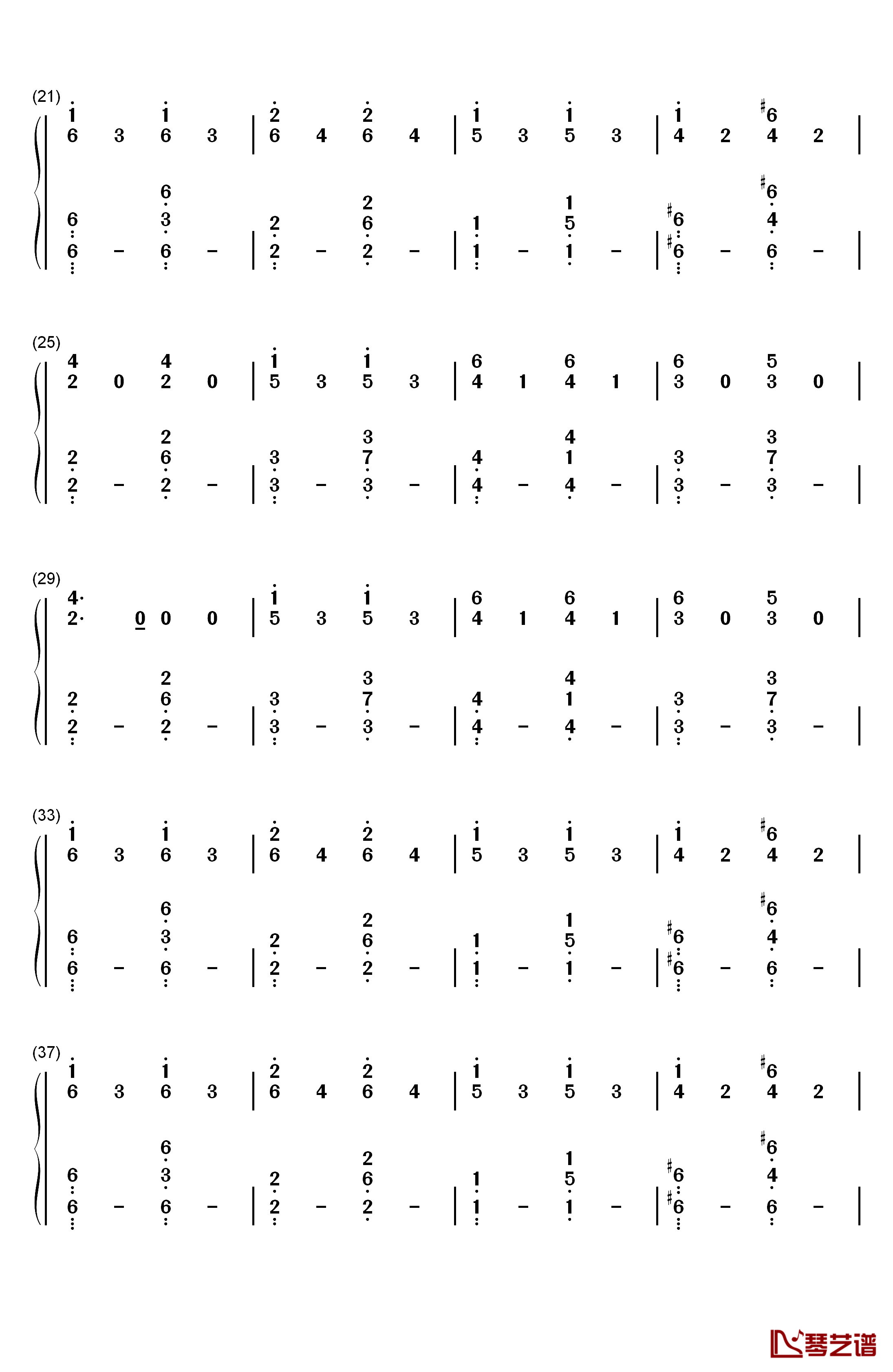 Deutschland钢琴简谱-数字双手-Rammstein2