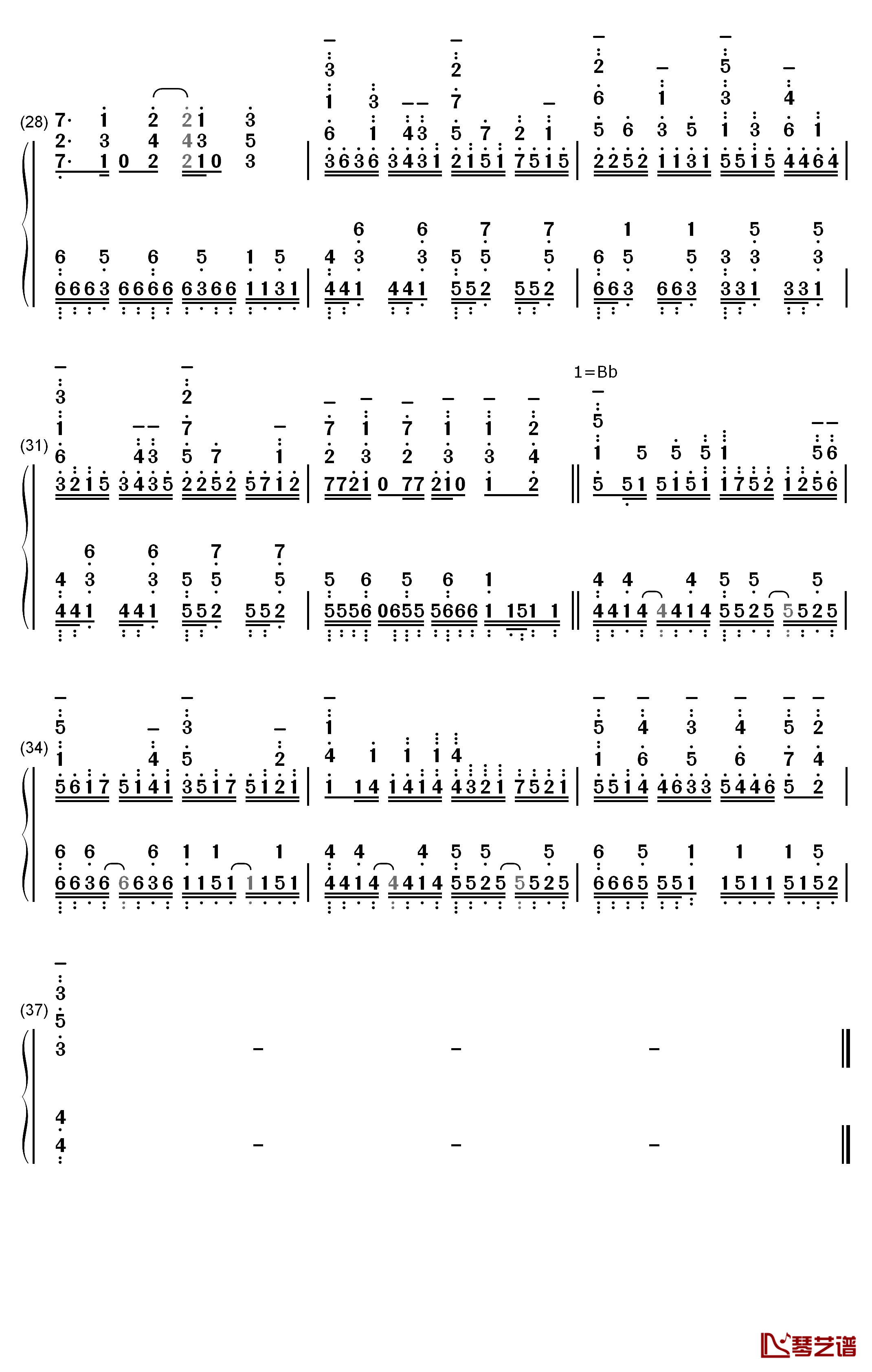 Chronos钢琴简谱-数字双手-Stereo Dive Foundation3