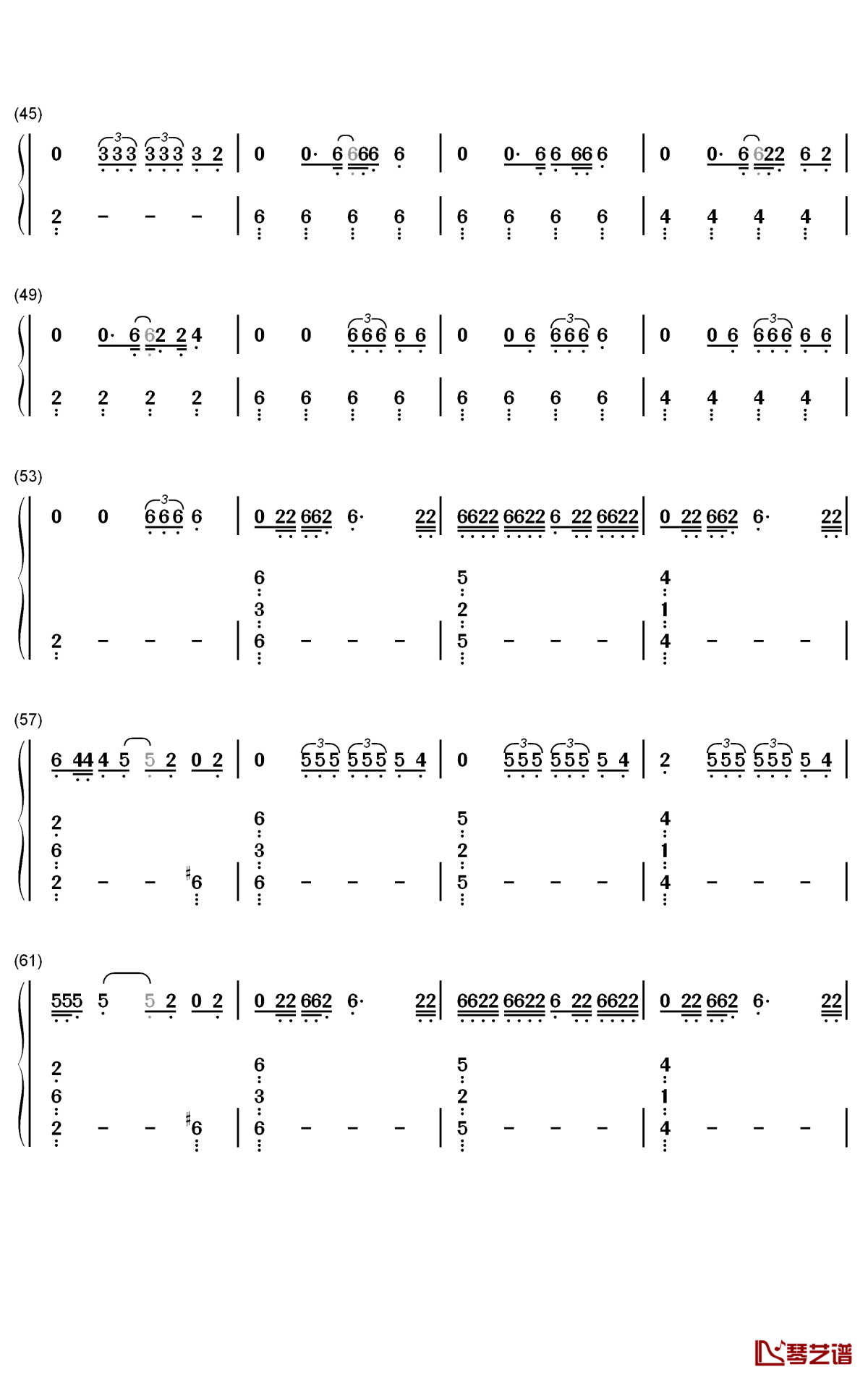 Parasite Eve钢琴简谱-数字双手-Bring Me the Horizon3