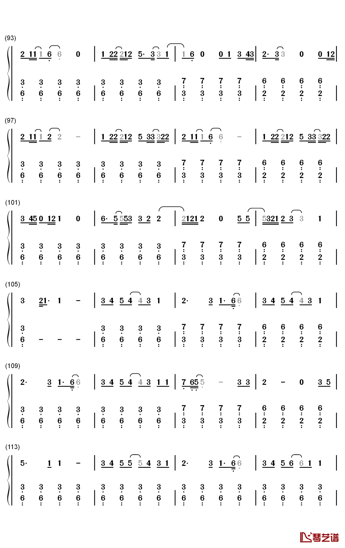 After Hours钢琴简谱-数字双手-The Weeknd5