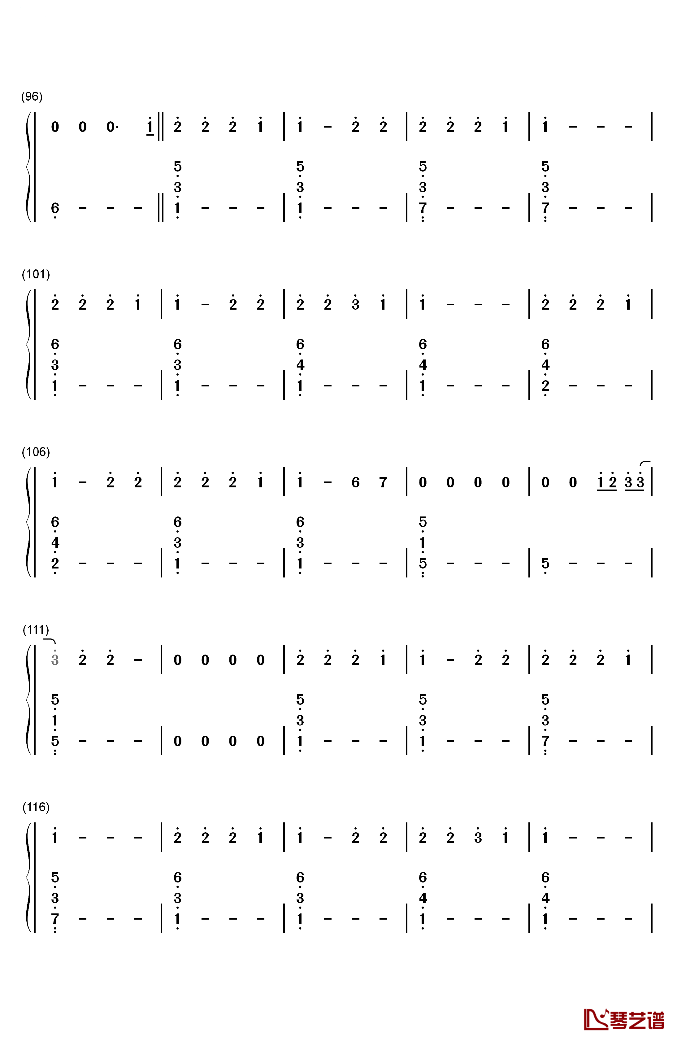 Love Me Like You Do钢琴简谱-数字双手-Ellie Goulding5