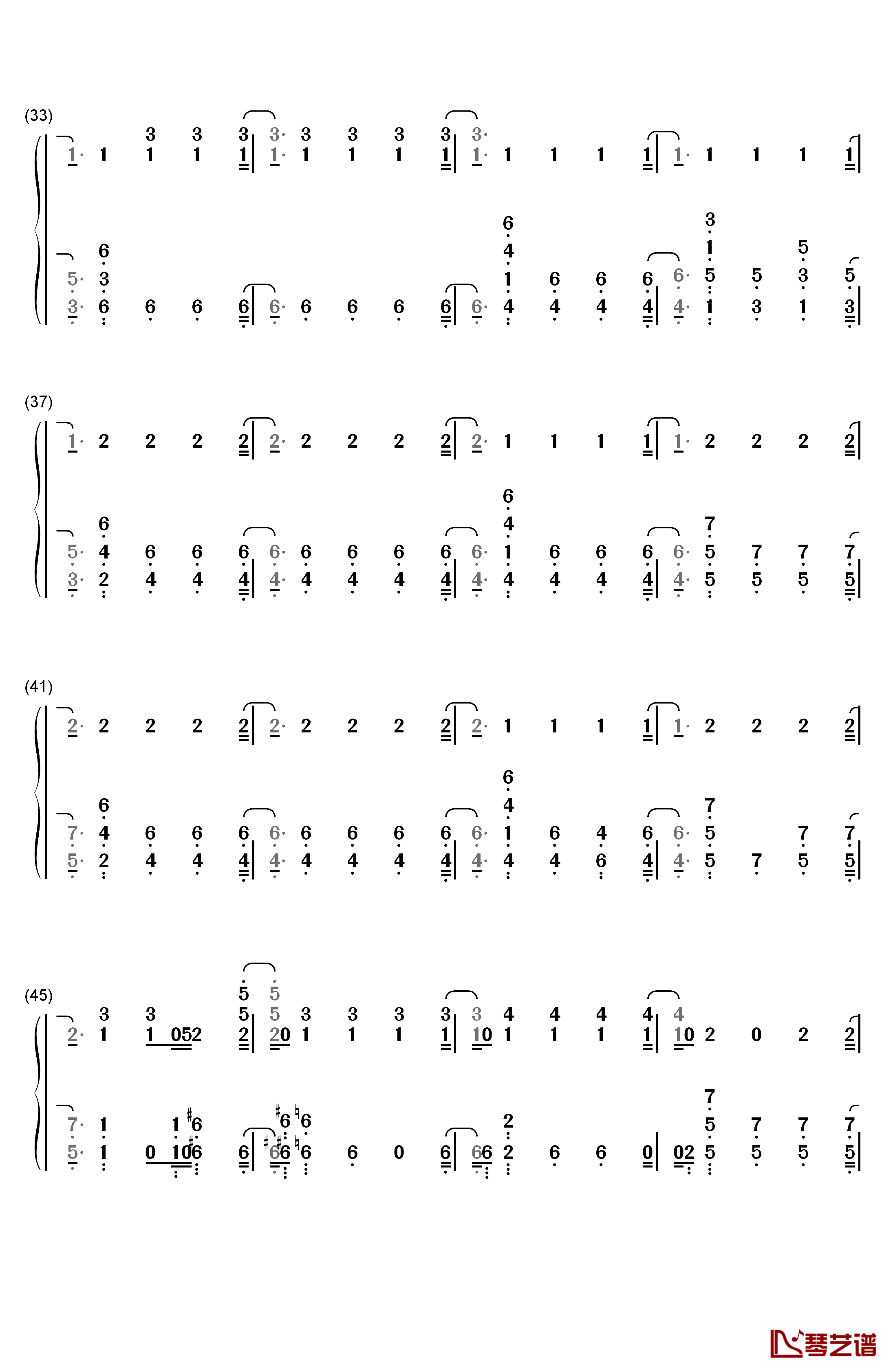 Walk on Water钢琴简谱-数字双手-Eminem Beyonce3