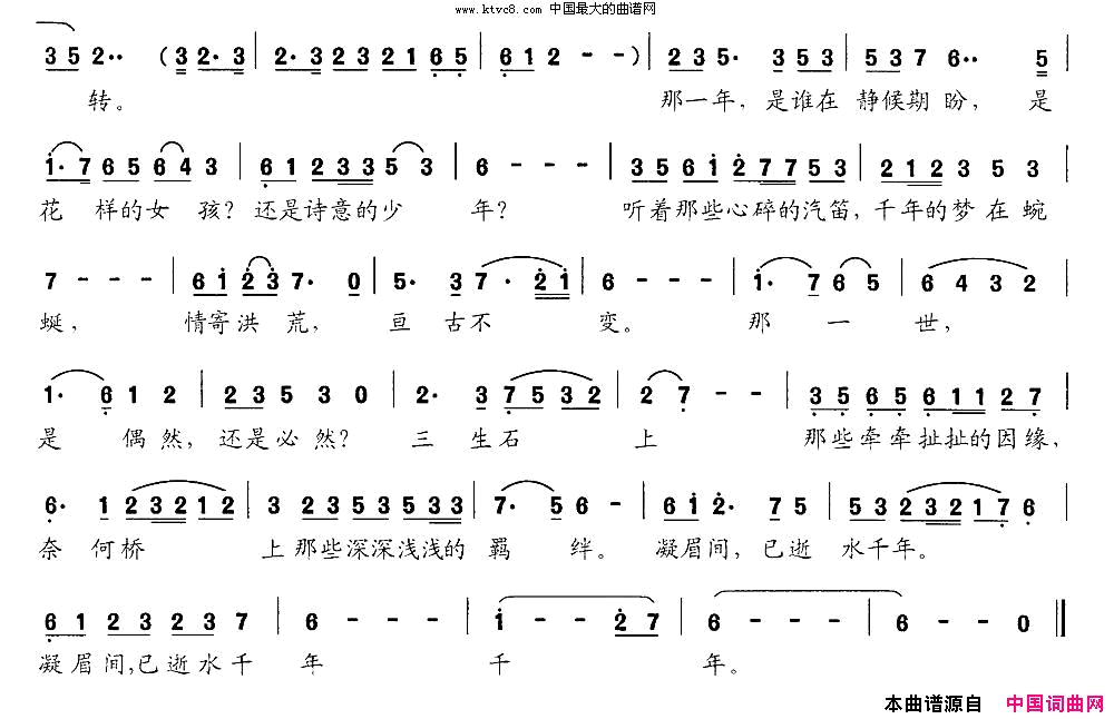 那一天张潇丹词张潇丹曲简谱1