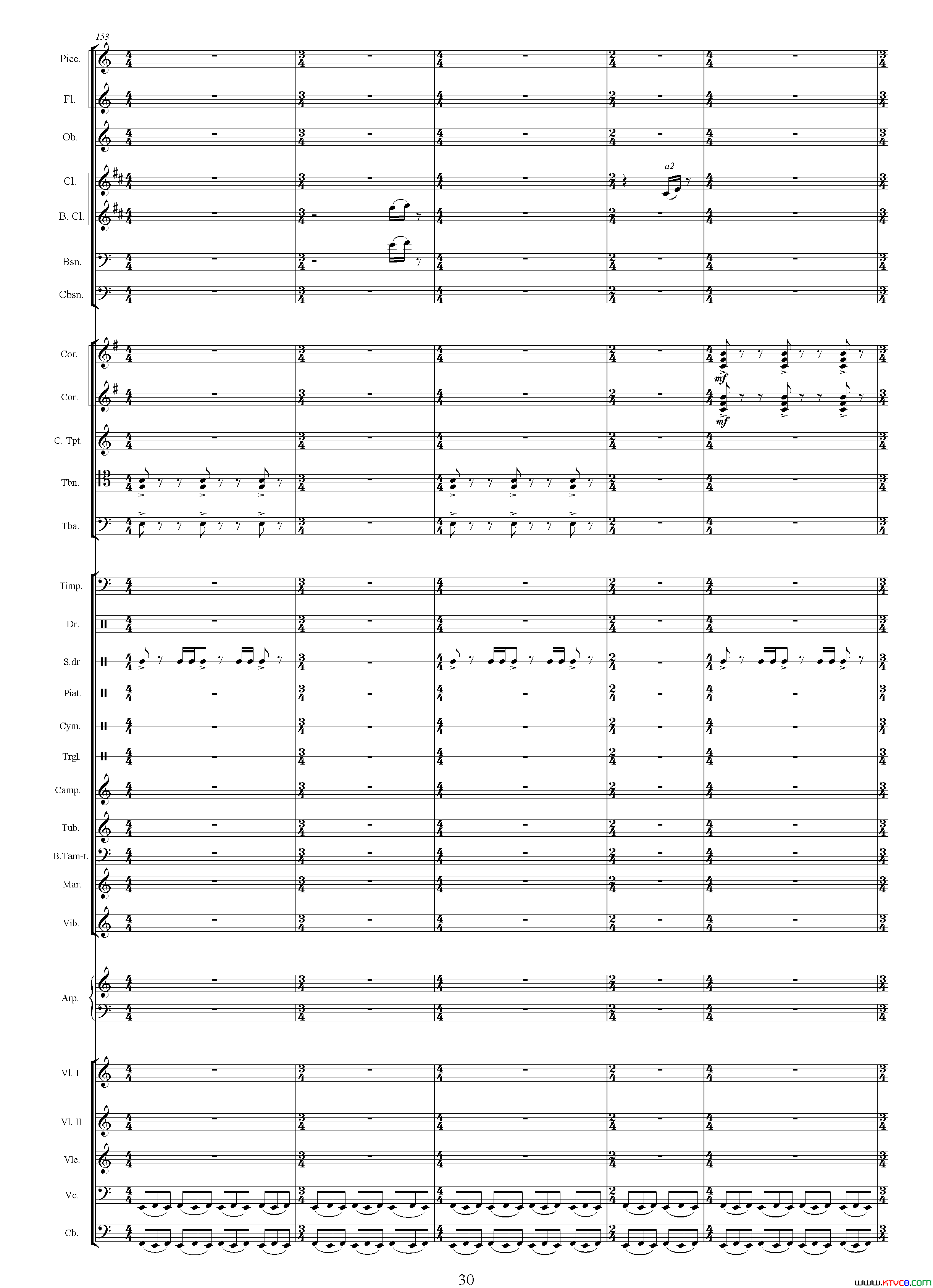 朱元璋还乡电视剧《传奇皇帝朱元璋》主题音乐总谱简谱1