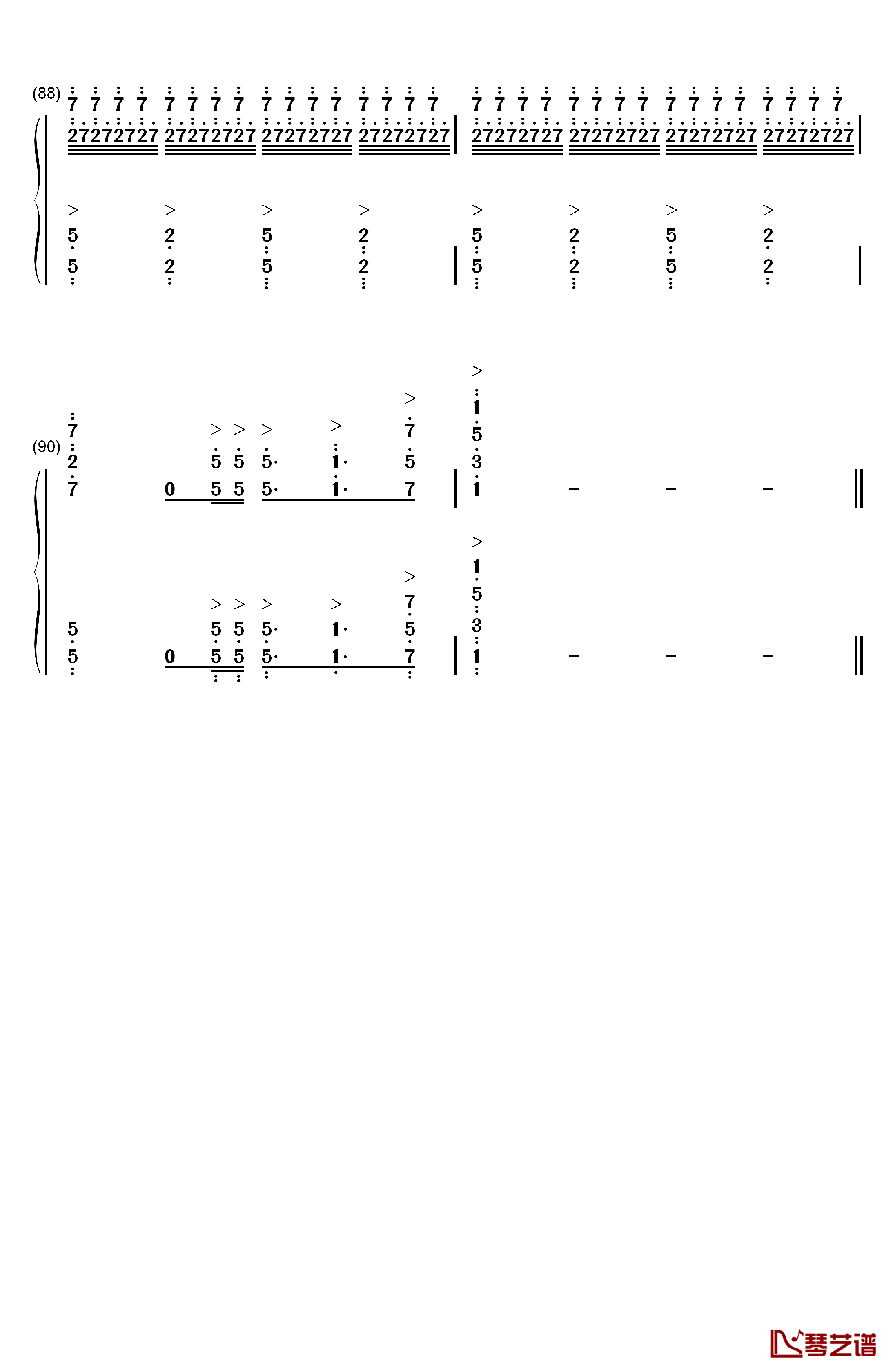 Wonderland钢琴简谱-数字双手-马克西姆7
