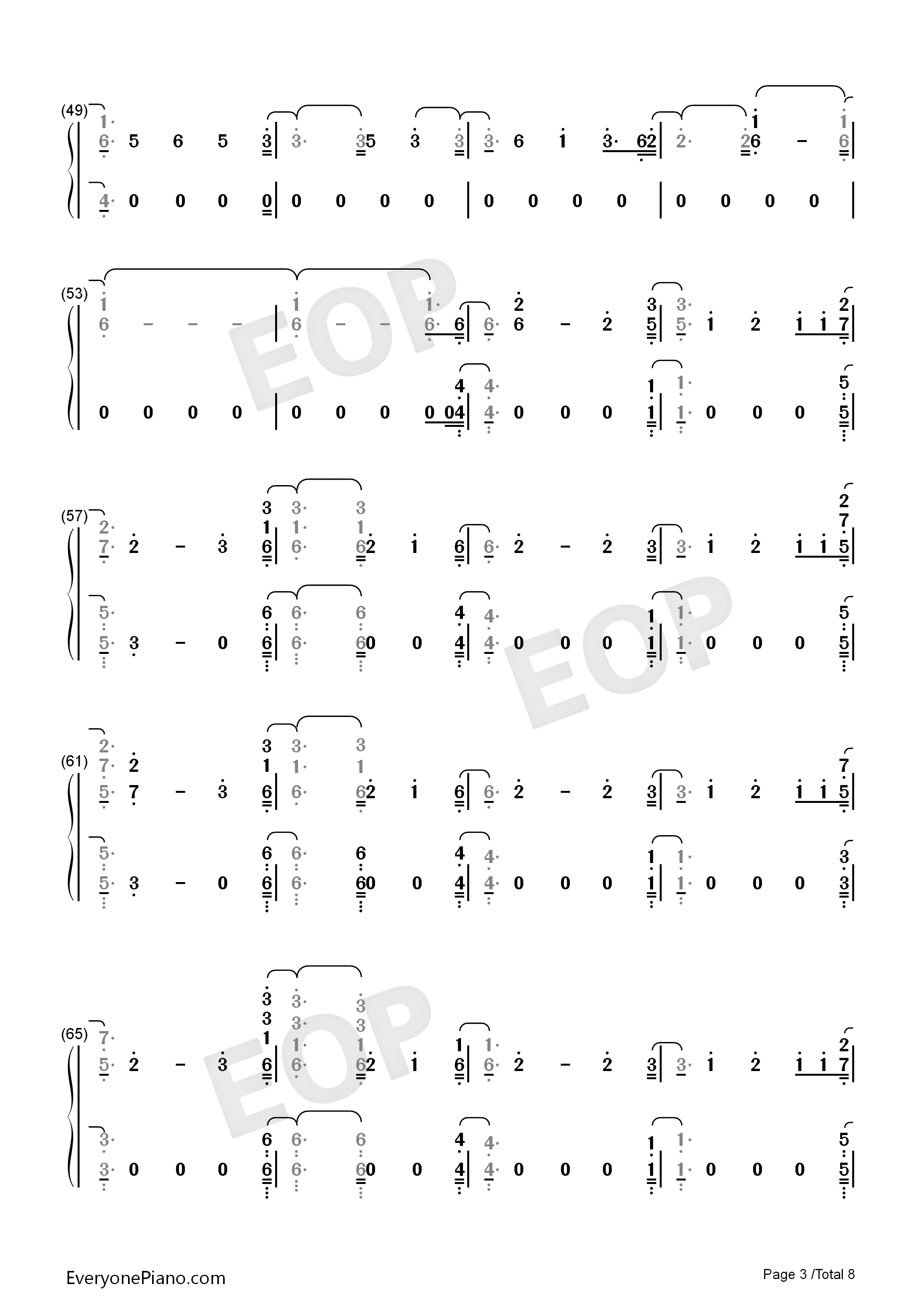 Stargazing钢琴简谱-Kygo演唱3