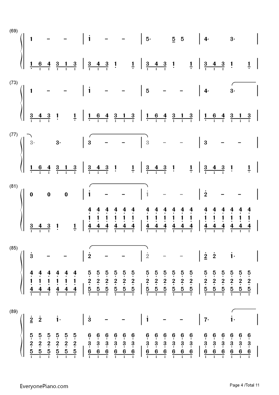 The Kill钢琴简谱-数字双手-30 Seconds to Mars4