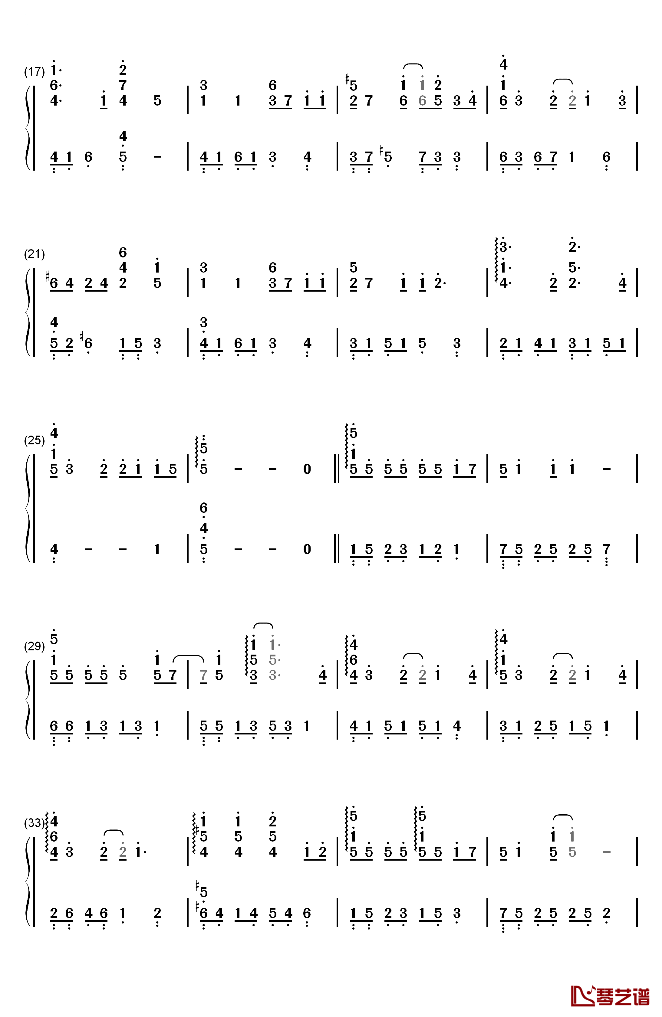 3人でいる時間钢琴简谱-数字双手-石滨翔2