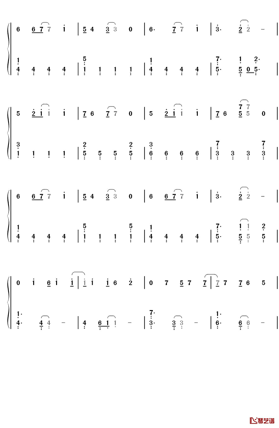 オーマイガー！钢琴简谱-数字双手-NMB482