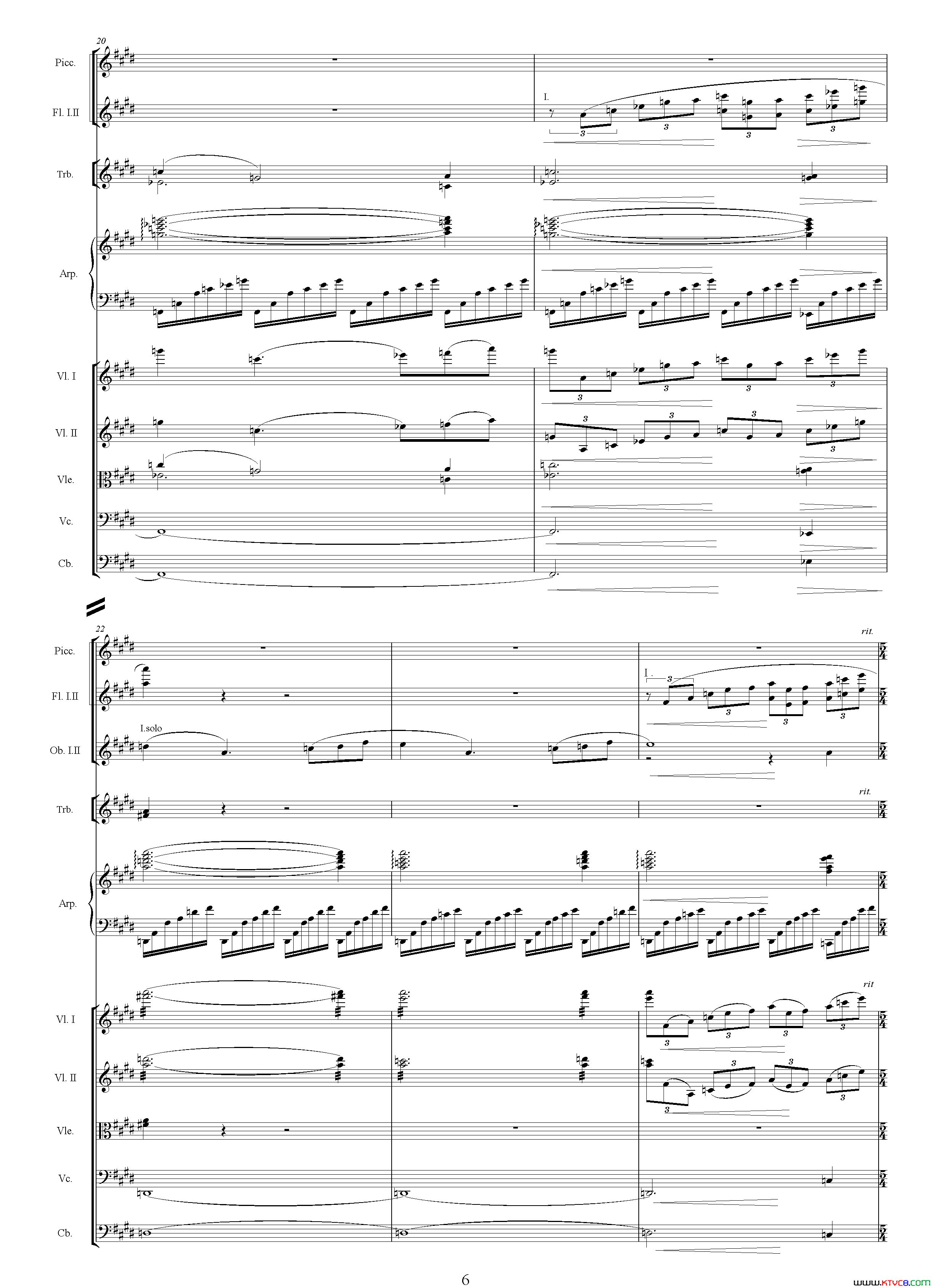 如意影片《如意》主题曲、总谱简谱1