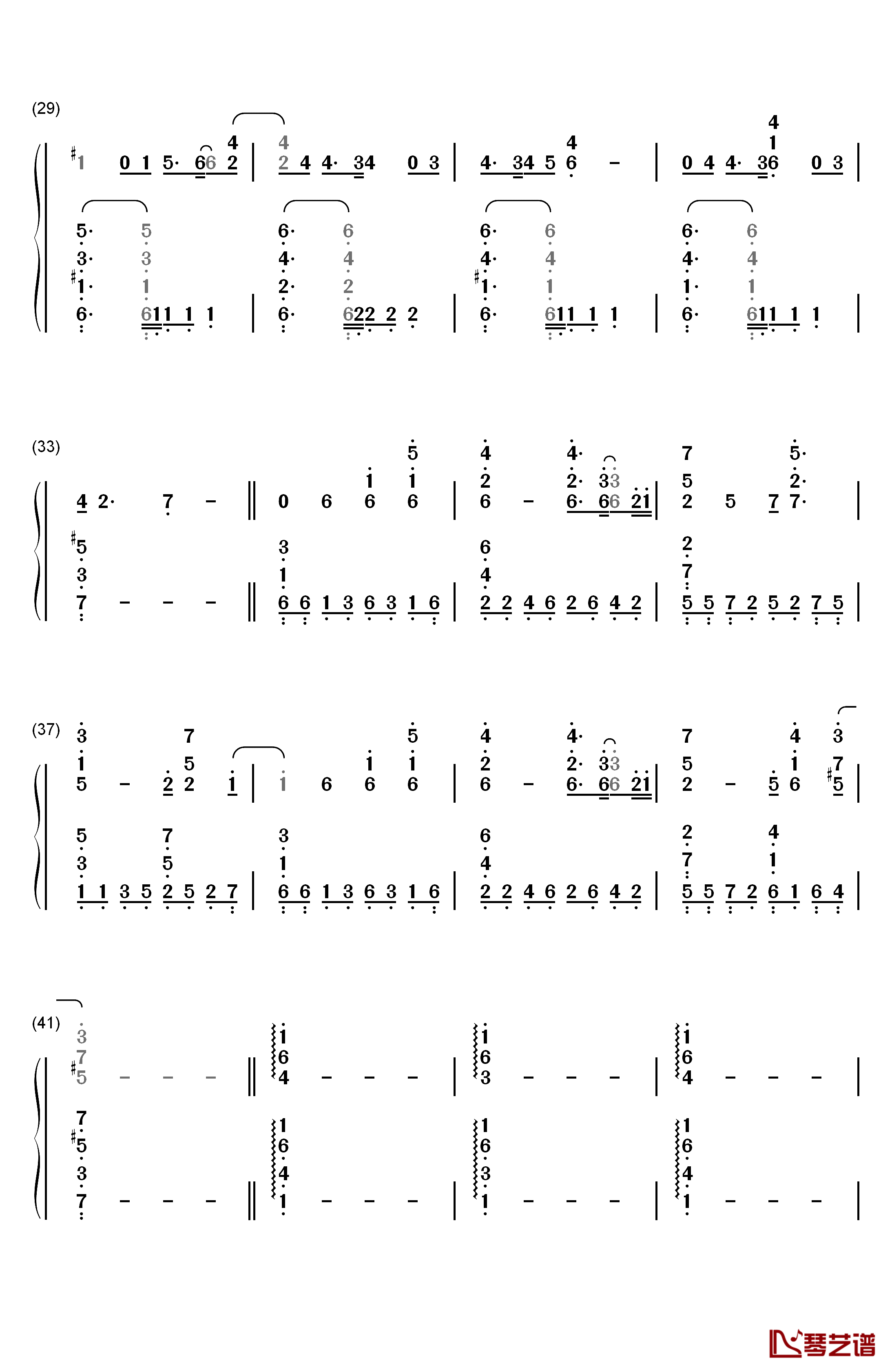 Color Of Your Life钢琴简谱-数字双手-Michal Szpak3