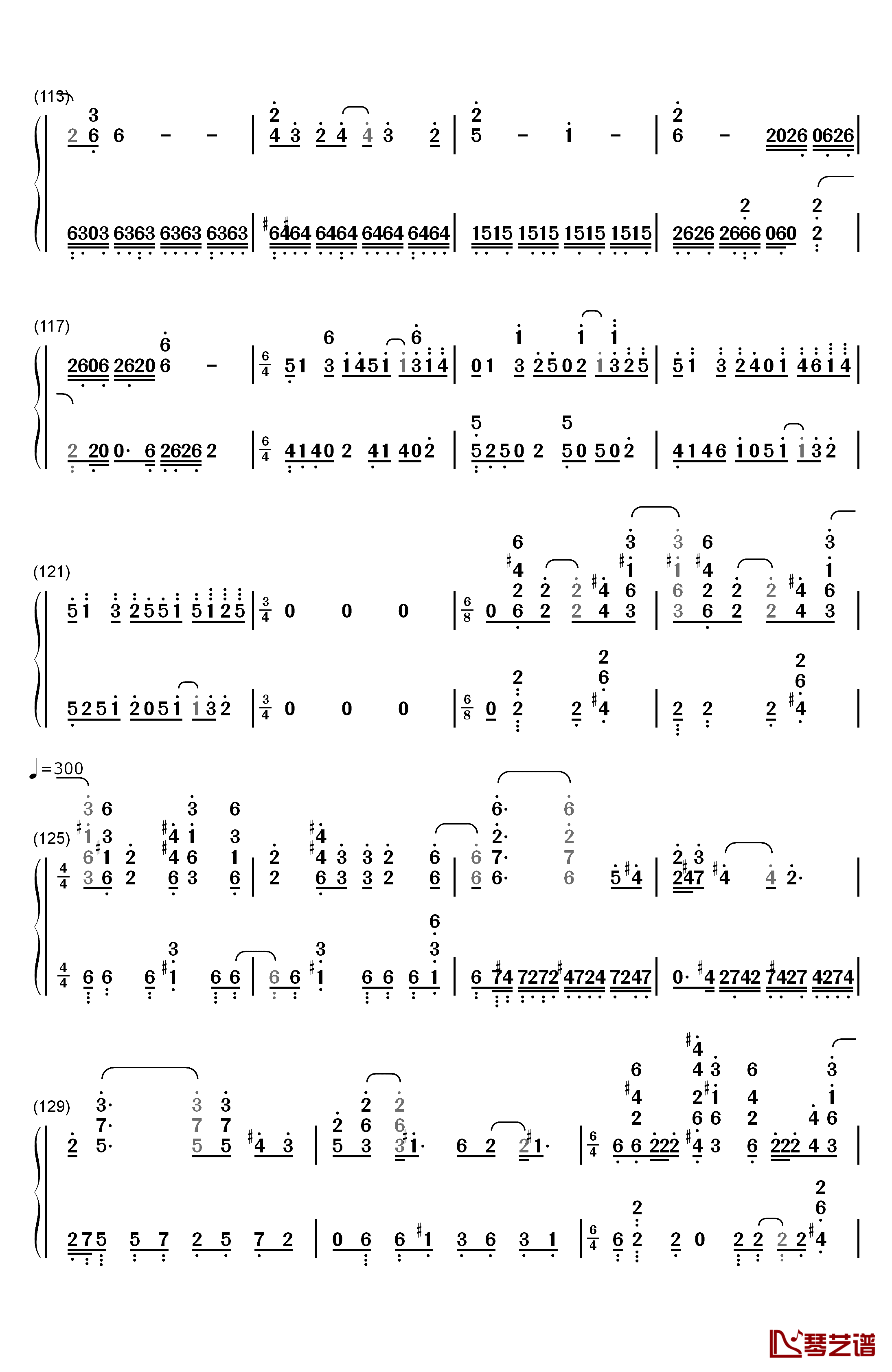 Little Busters钢琴简谱-数字双手-Rita7