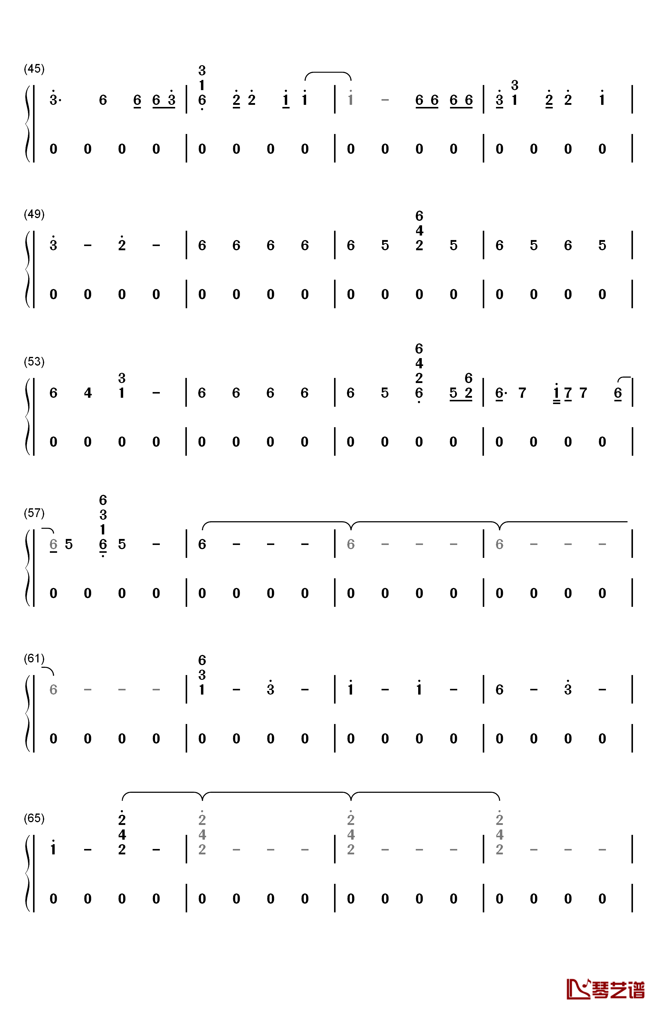 Corazón钢琴简谱-数字双手-Maluma3