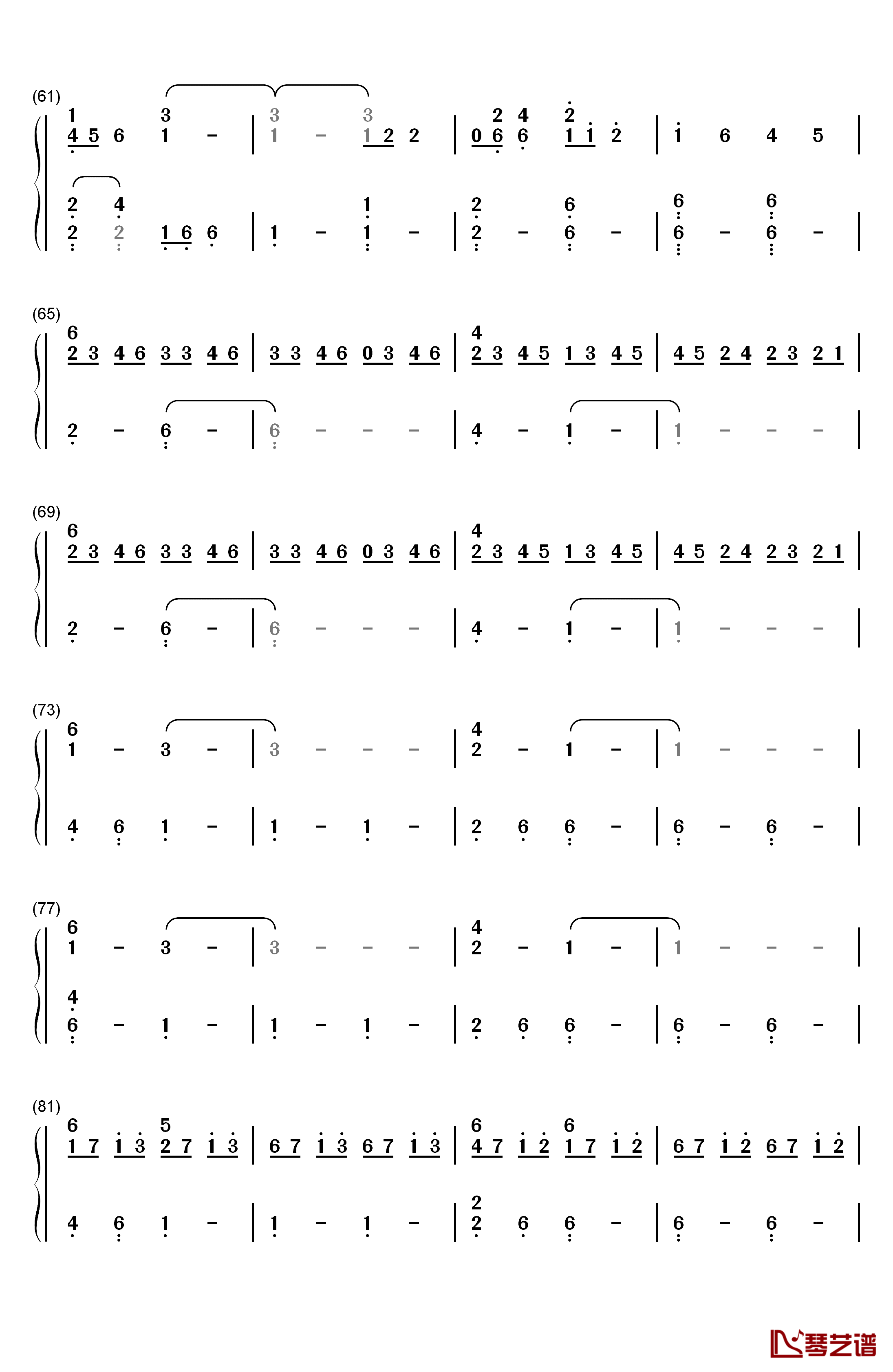 Scars钢琴简谱-数字双手-Nils Frahm DJ Shadow4