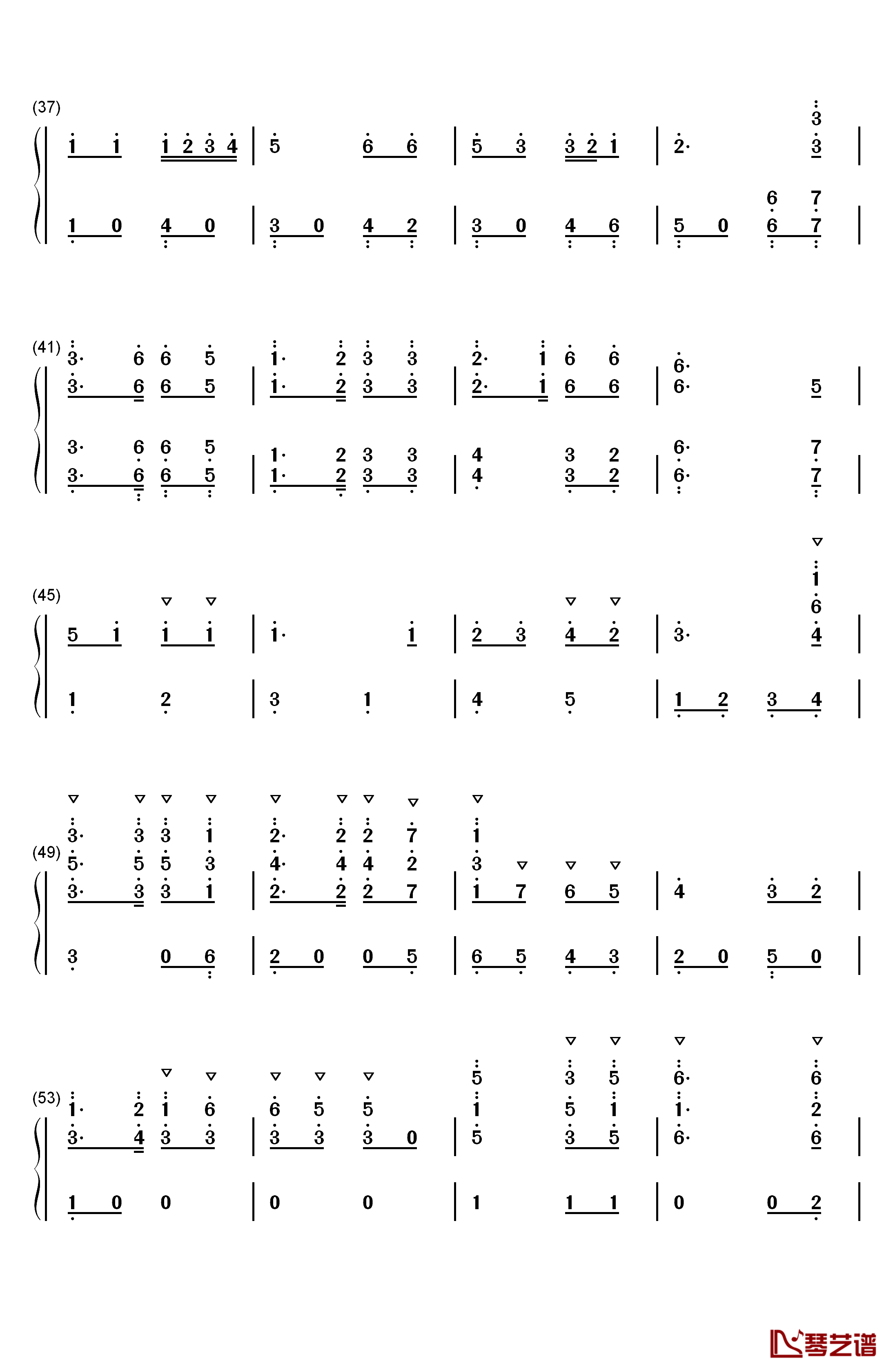 英国民歌组曲钢琴简谱-数字双手-沃恩·威廉斯3