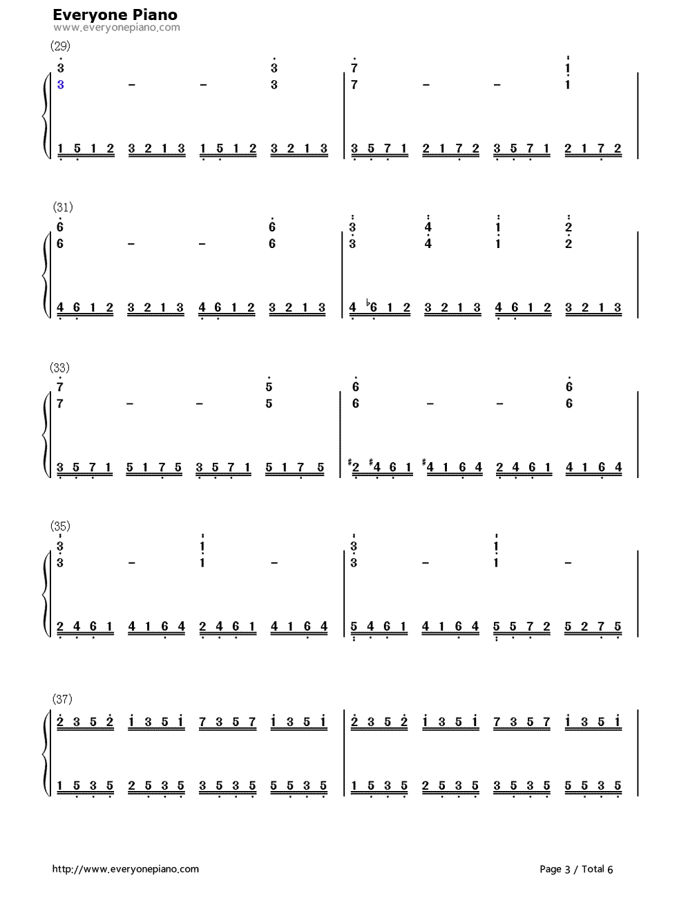 The Crisis和路小雨的混编钢琴简谱-数字双手-未知3