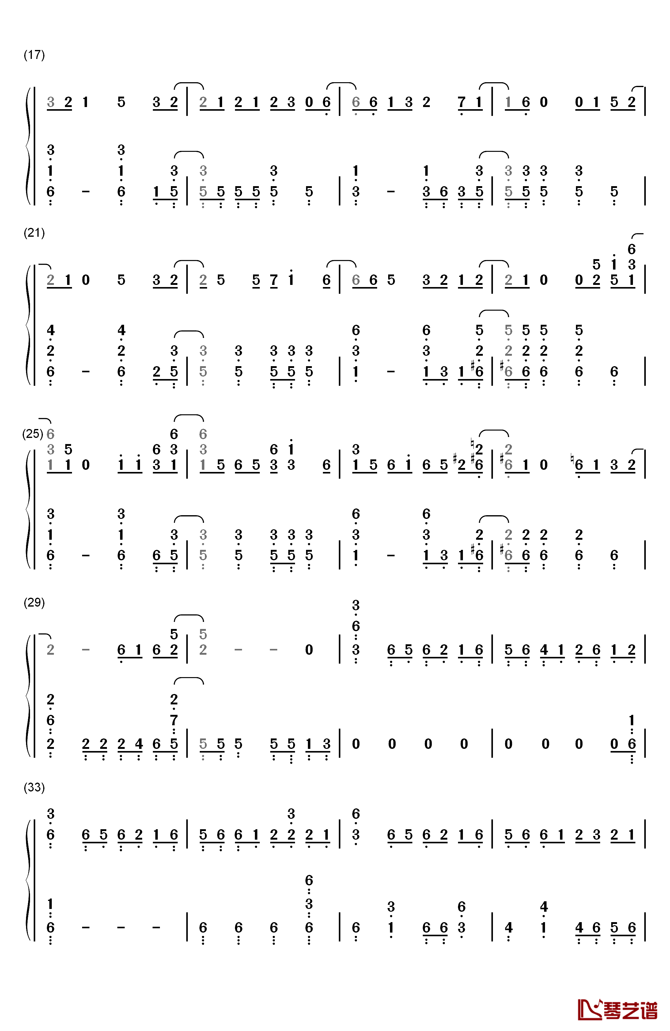 ロスタイムメモリー钢琴简谱-数字双手-IA2