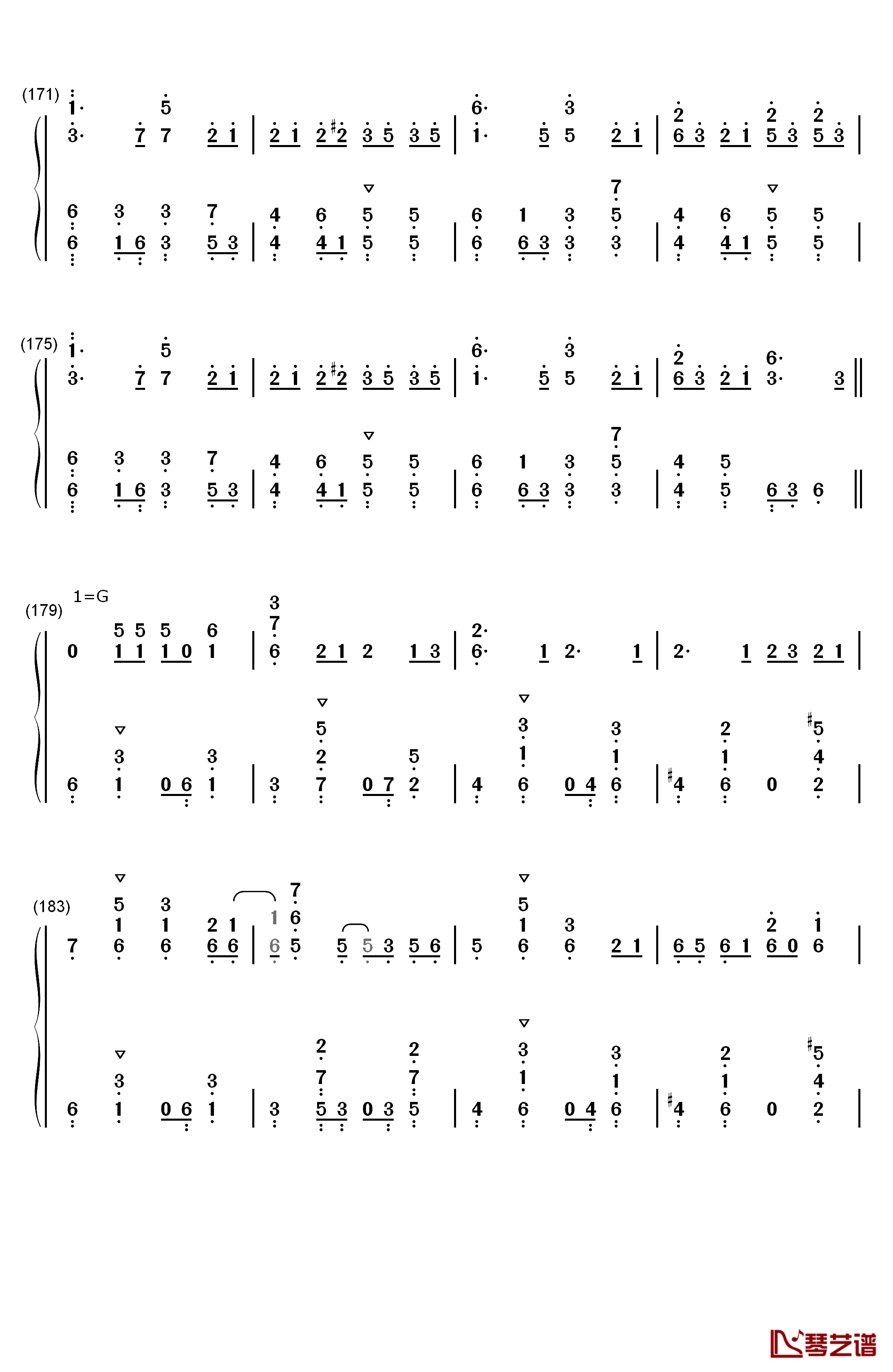 阳炎days钢琴简谱-数字双手-自然の敌P11