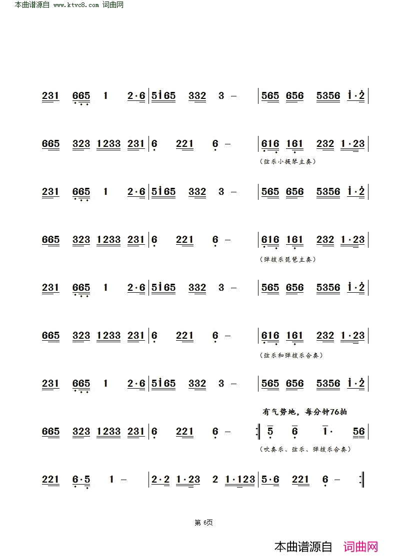 闹端阳大型情景歌舞剧简谱1