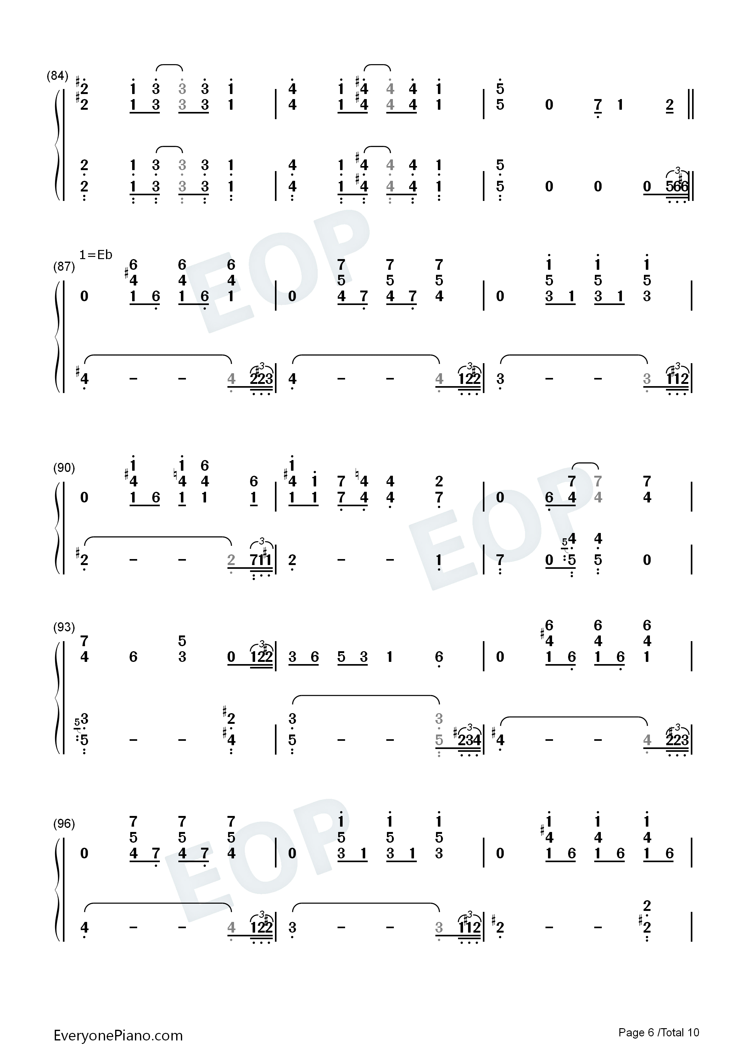 Shreveport Stomp钢琴简谱-Jelly Roll Morton演唱6