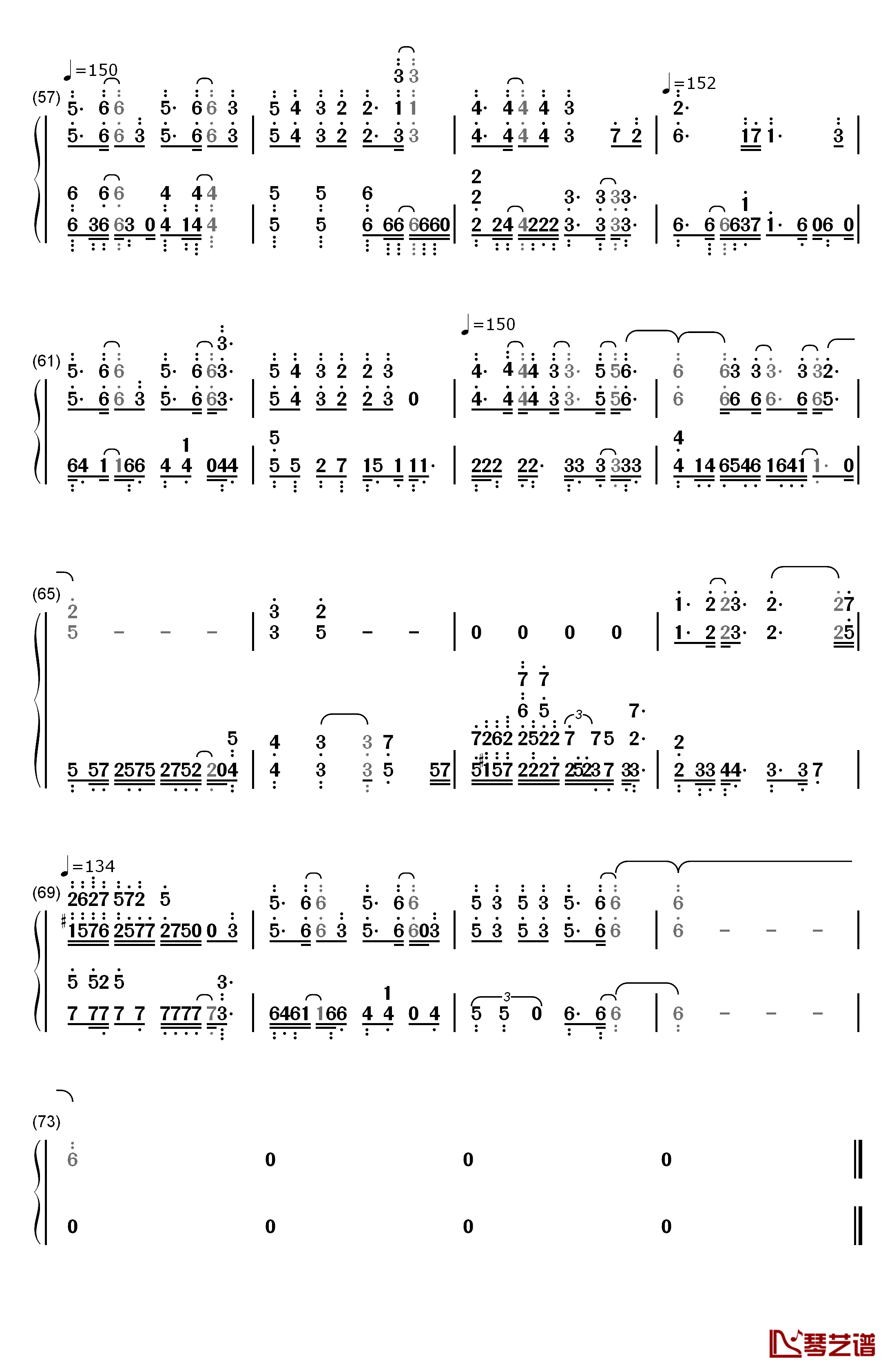 Break Up钢琴简谱-数字双手-宫崎步4