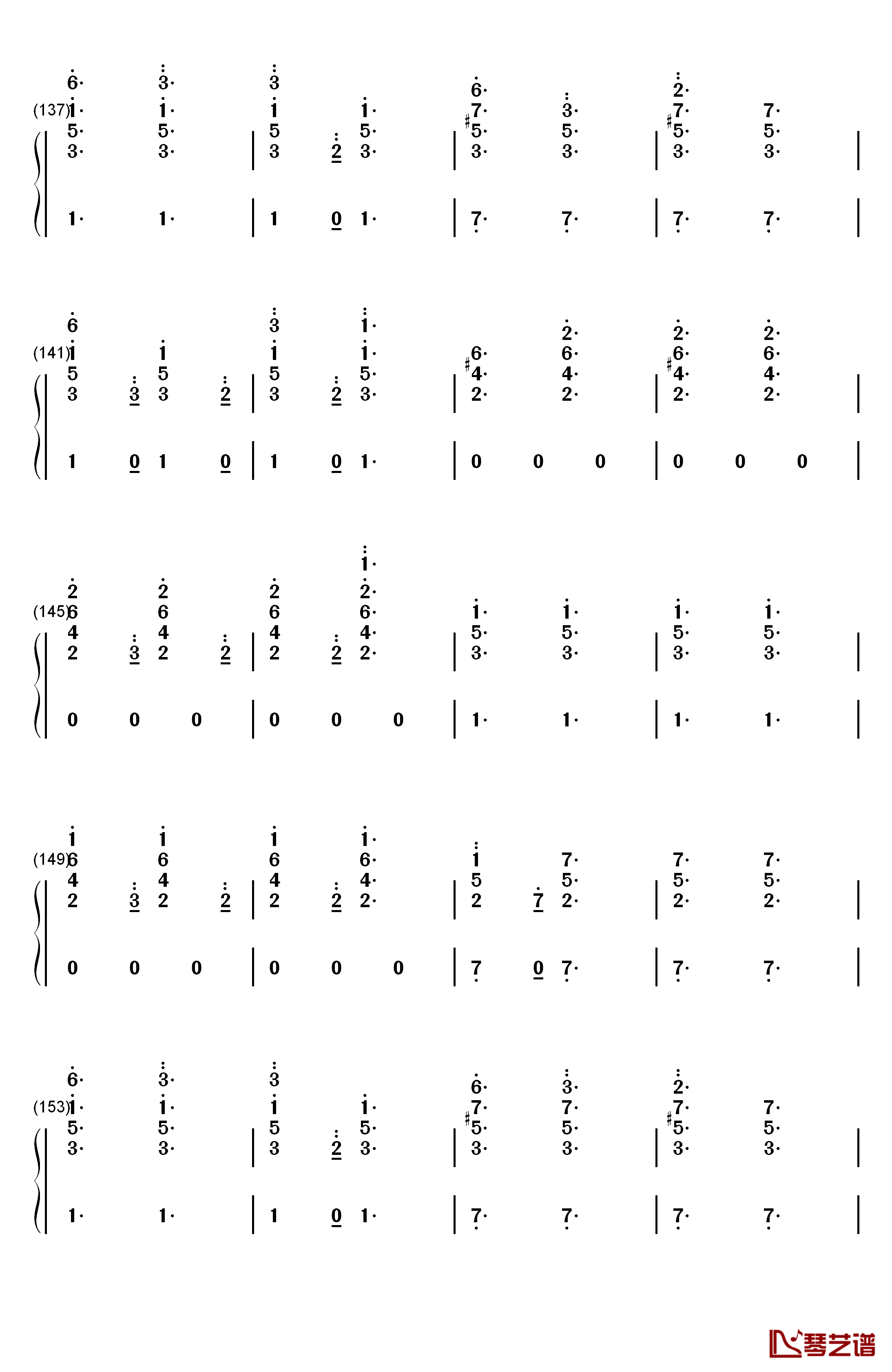 Candy Cane Lane钢琴简谱-数字双手-Sia8