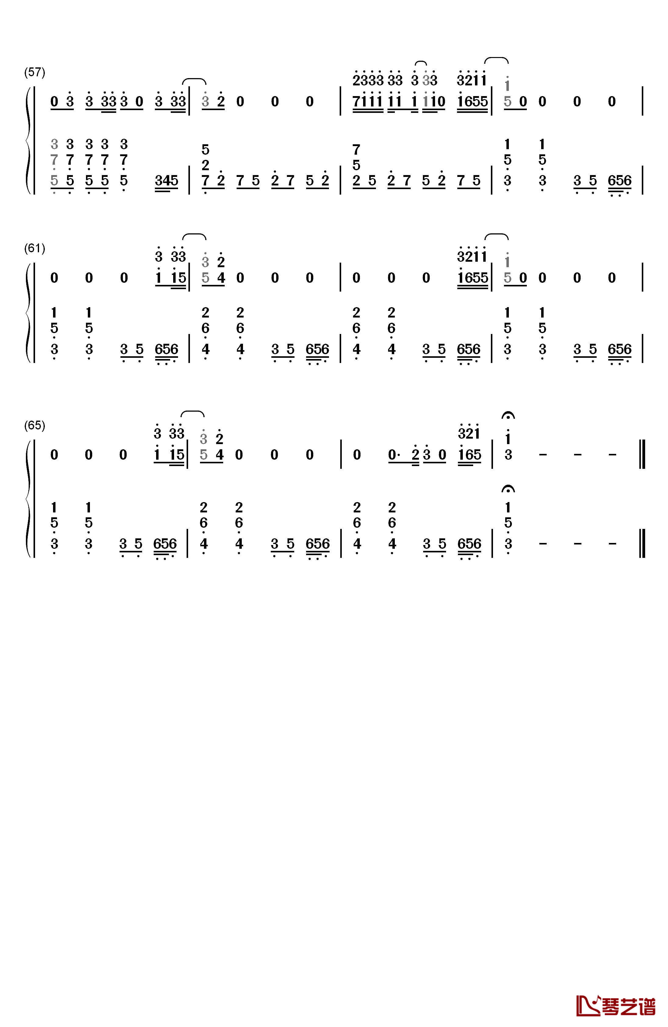 Valerie钢琴简谱-数字双手-Amy Winehouse4