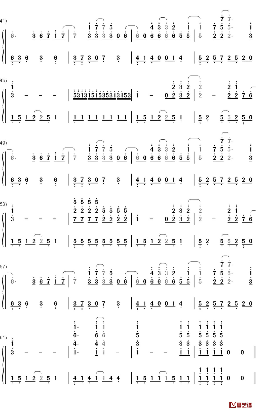 To Love You More钢琴简谱-数字双手-Celine Dion7