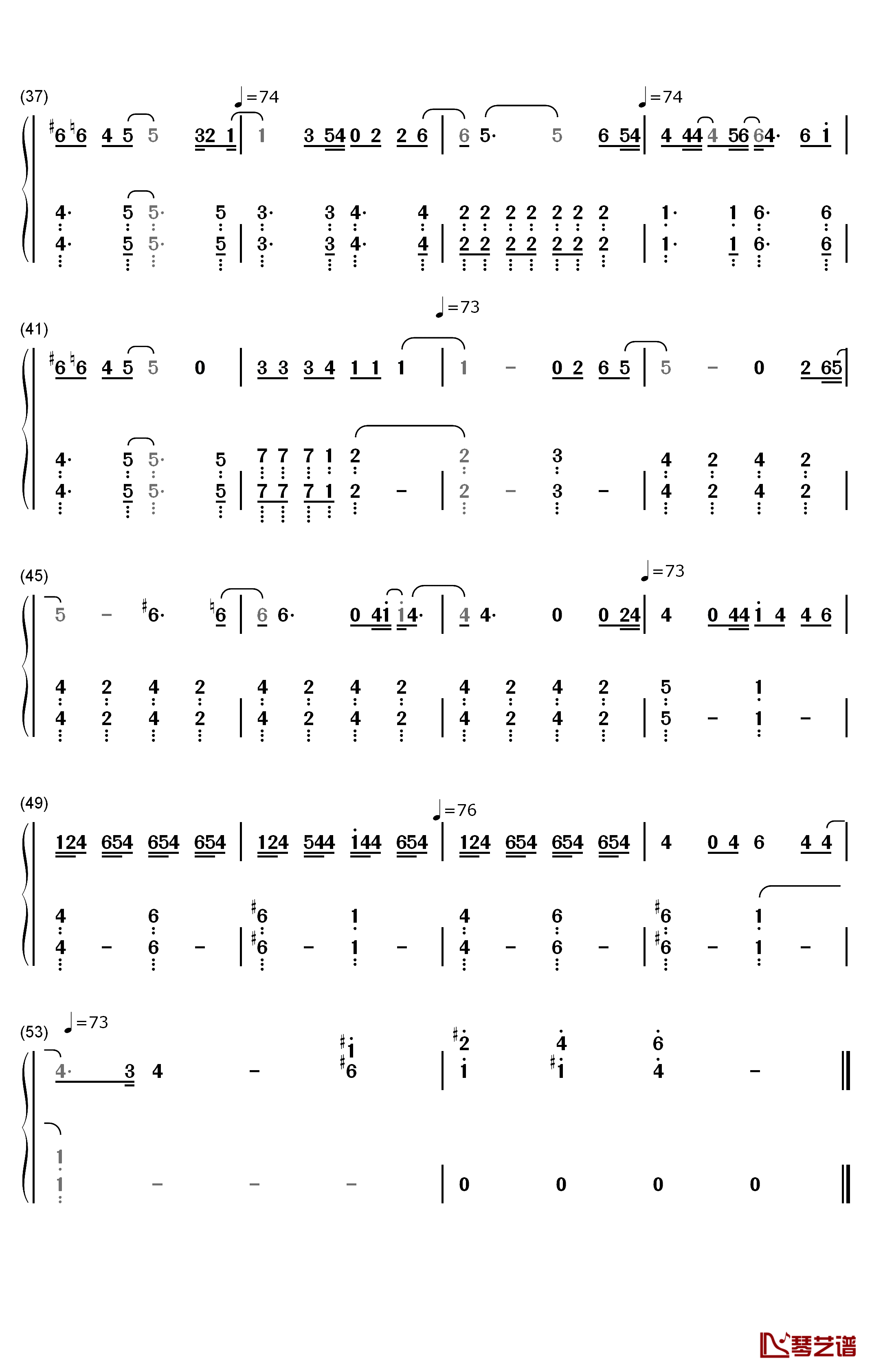 Lost in the Woods钢琴简谱-数字双手-Jonathan Groff3