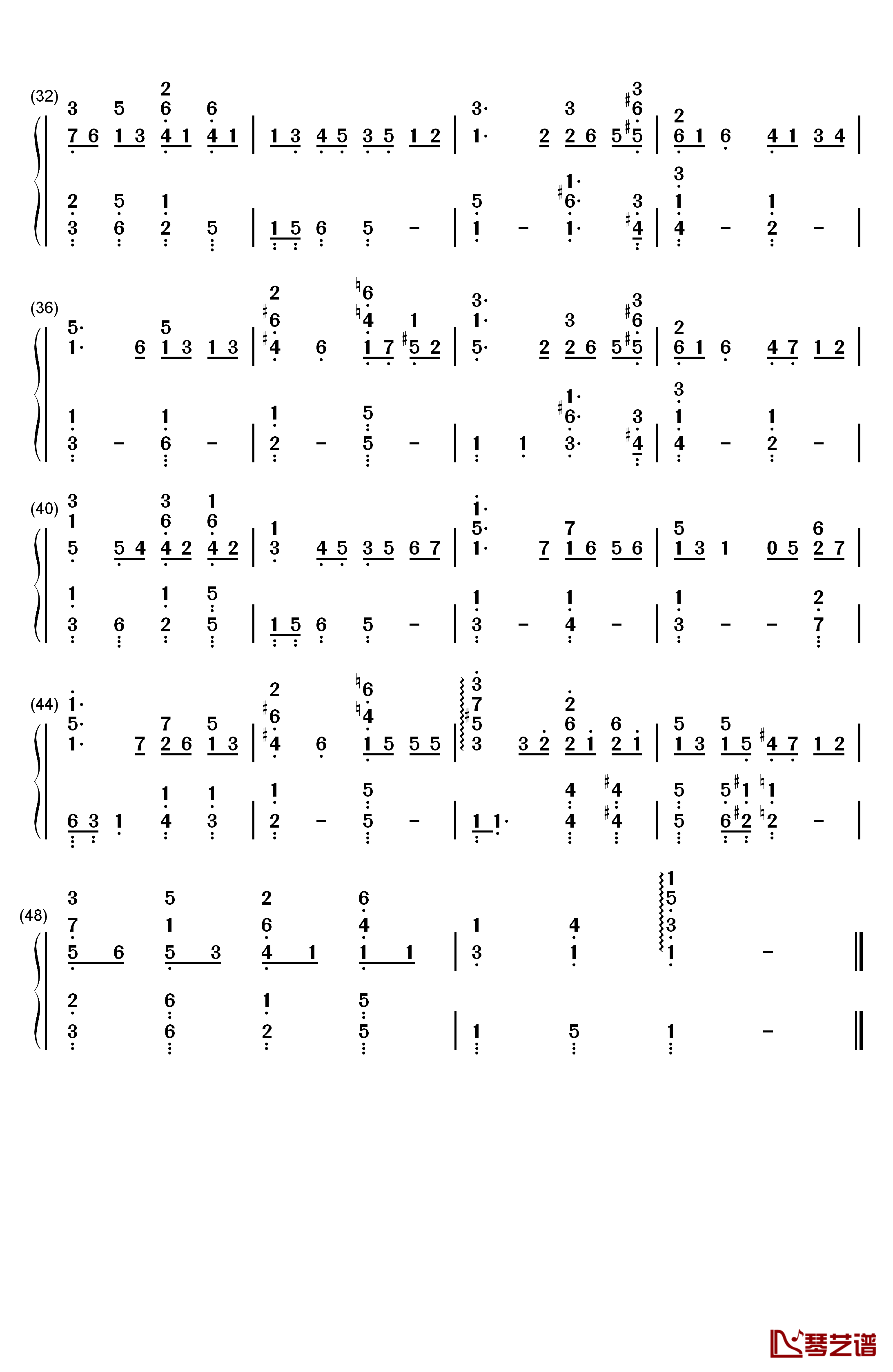 Danny Boy钢琴简谱-数字双手-Declan Galbraith3