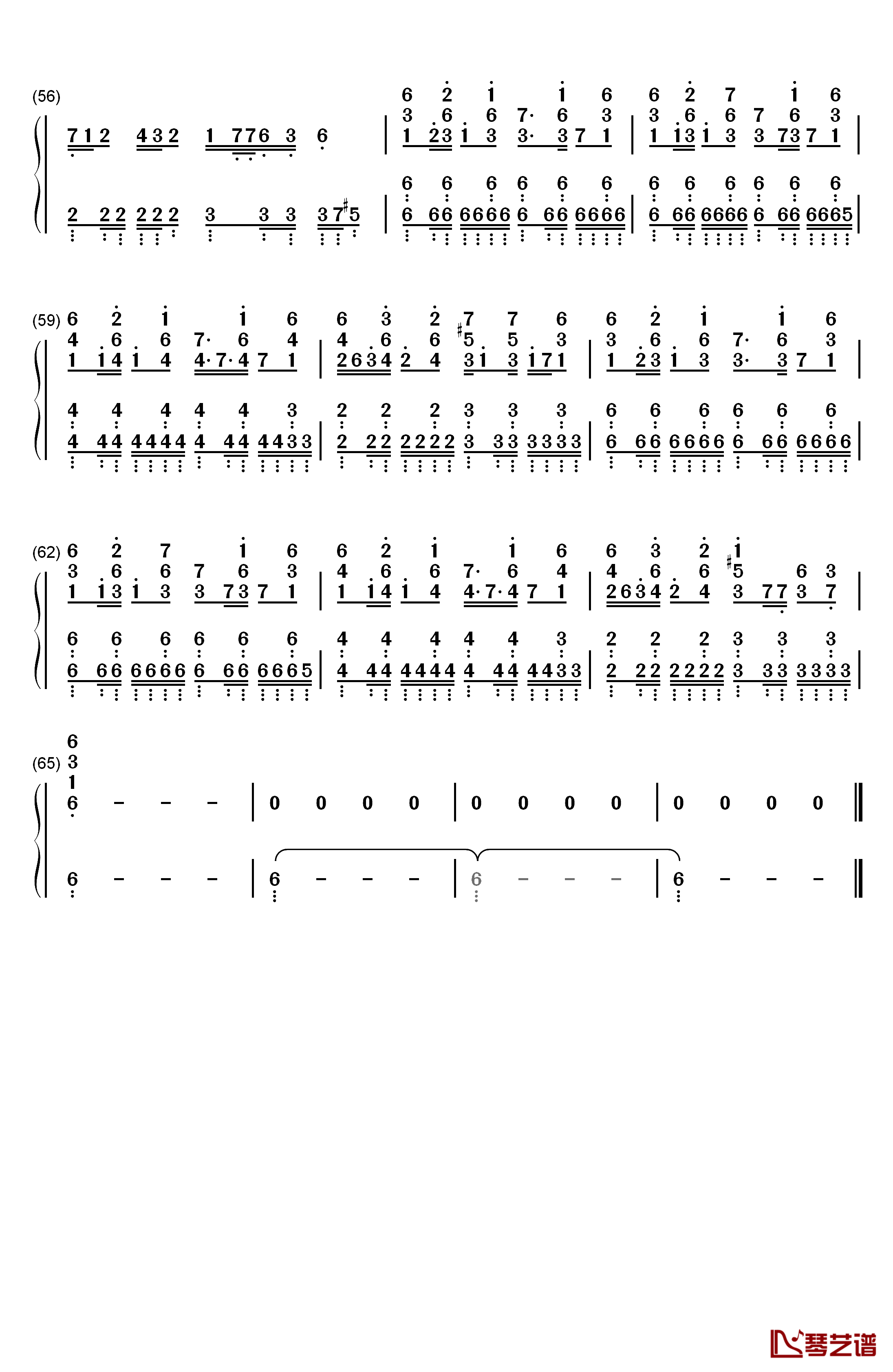 Hop钢琴简谱-数字双手-Azis5